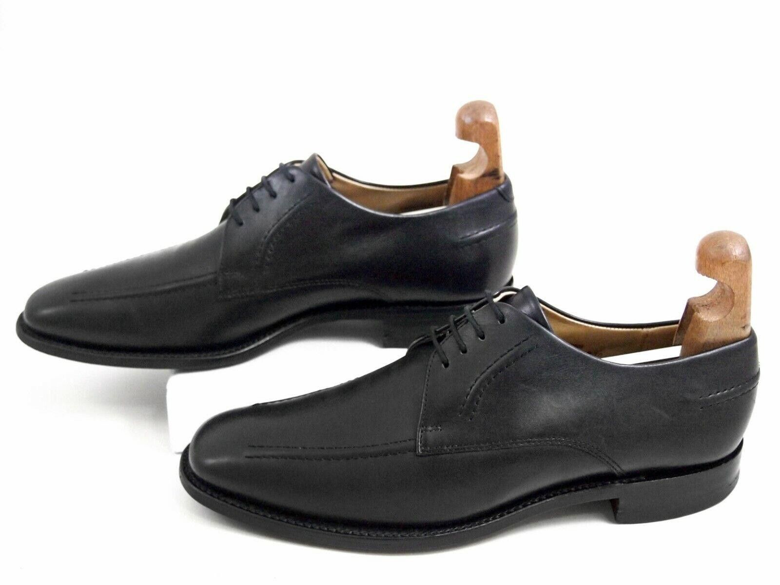 Loake Loake Aberdeen Derby Black Leather Mens EU 41.5 US 8.5 G Size US 8.5 / EU 41-42 - 4 Thumbnail