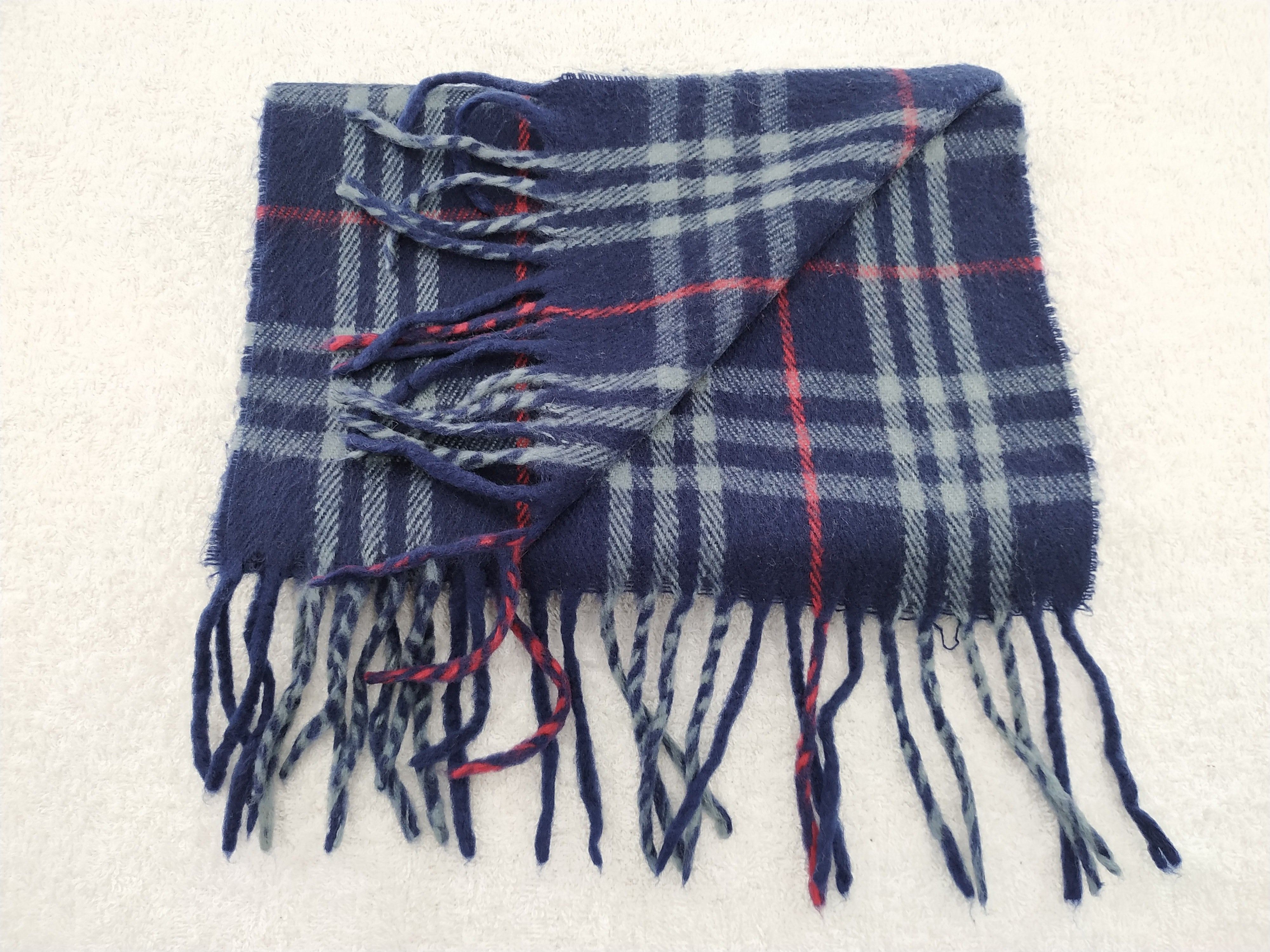 Burberry × Vintage Burberry Scarf / Muffler / Neckwear - WW139 Size ONE SIZE - 4 Thumbnail
