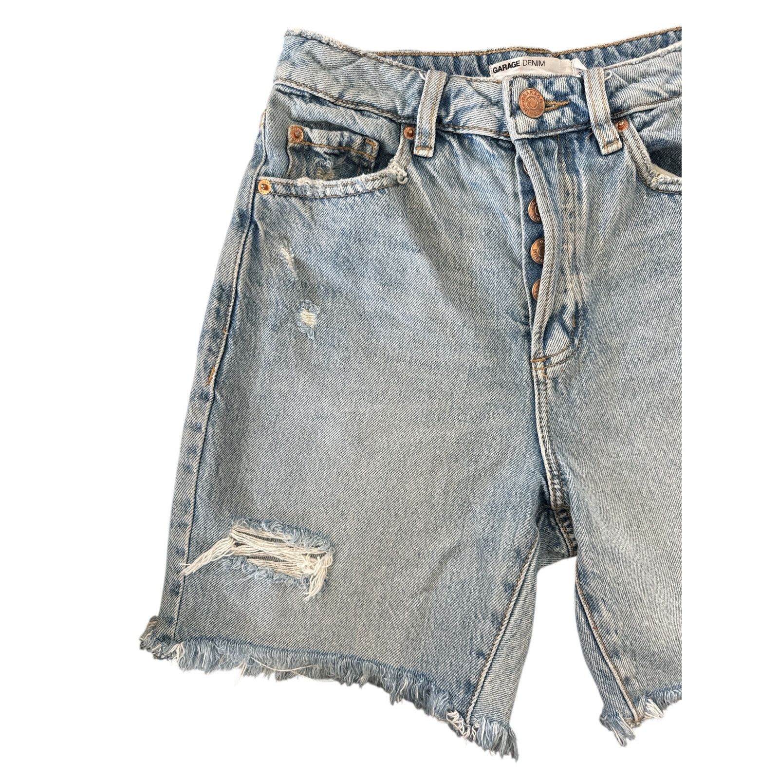 Garage Garage Denim Women’s Bermuda cutoff shorts Size 24 Size 24" / US 00 / IT 34 - 2 Thumbnail