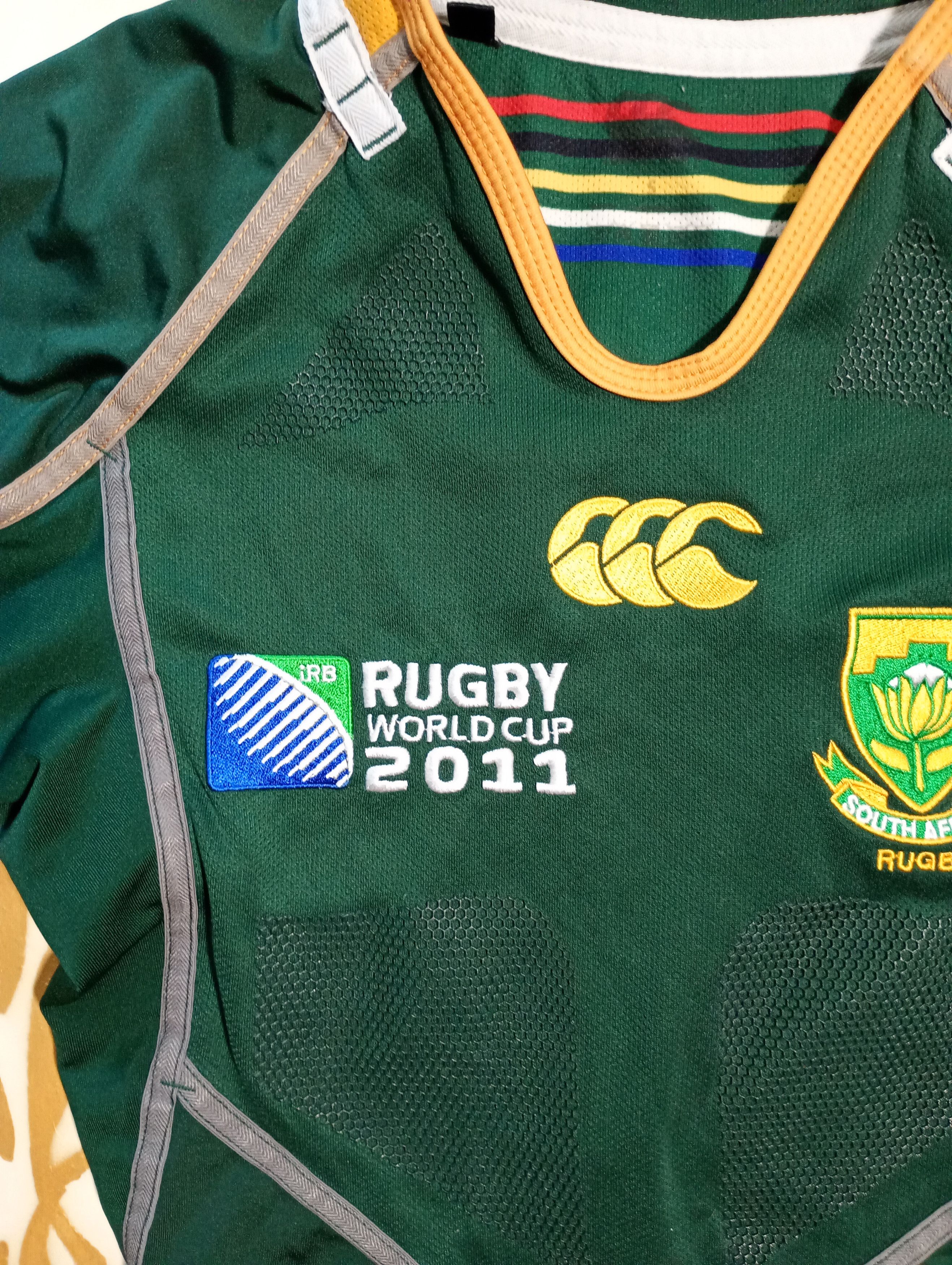 Canterbury of New Zealand Canterbury SA Rugby World Cup 2011 Jersey Size US M / EU 48-50 / 2 - 8 Thumbnail