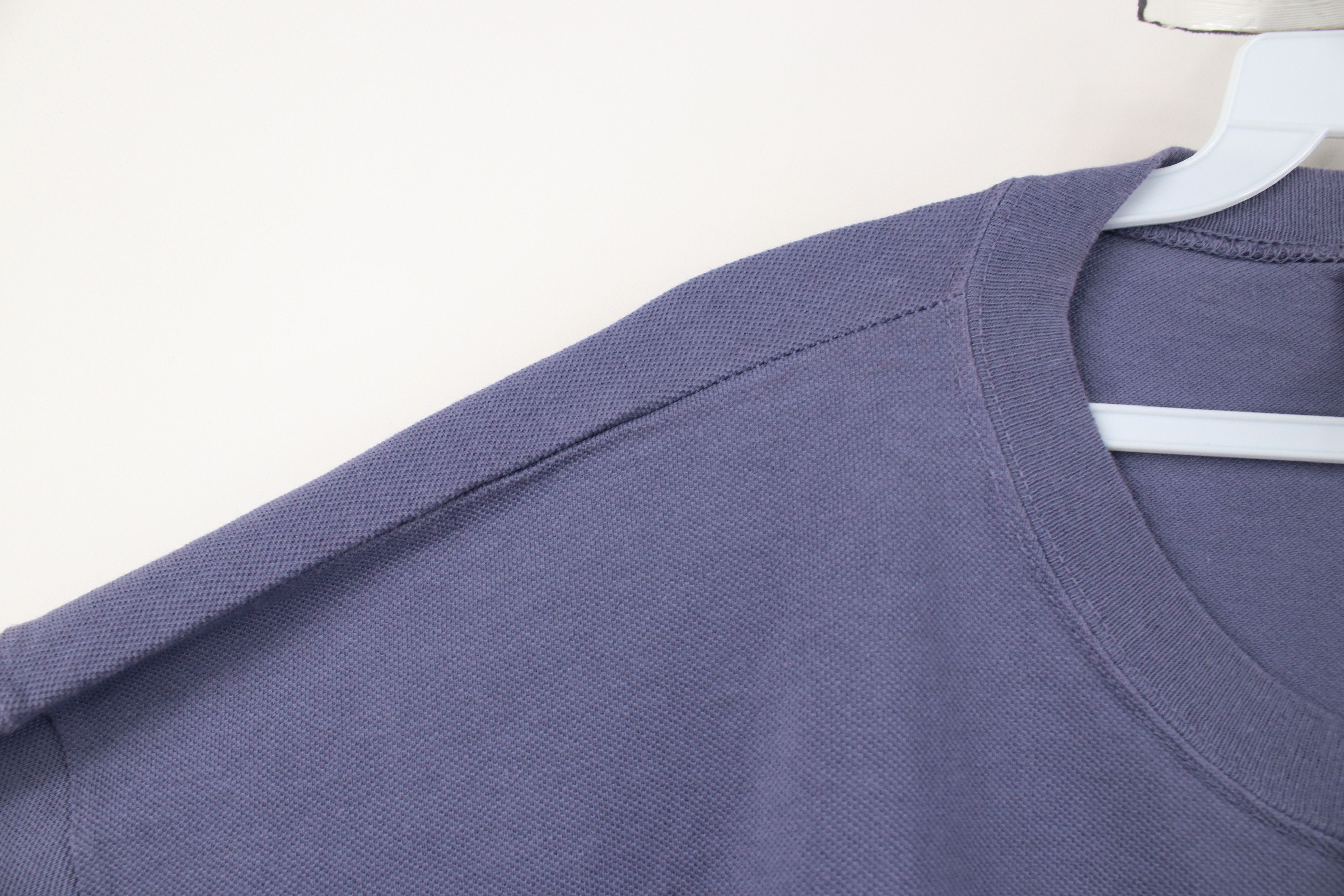 Vintage Vintage 90s Streetwear Baggy Pique Cotton T-Shirt Purple USA Size US XXL / EU 58 / 5 - 5 Thumbnail
