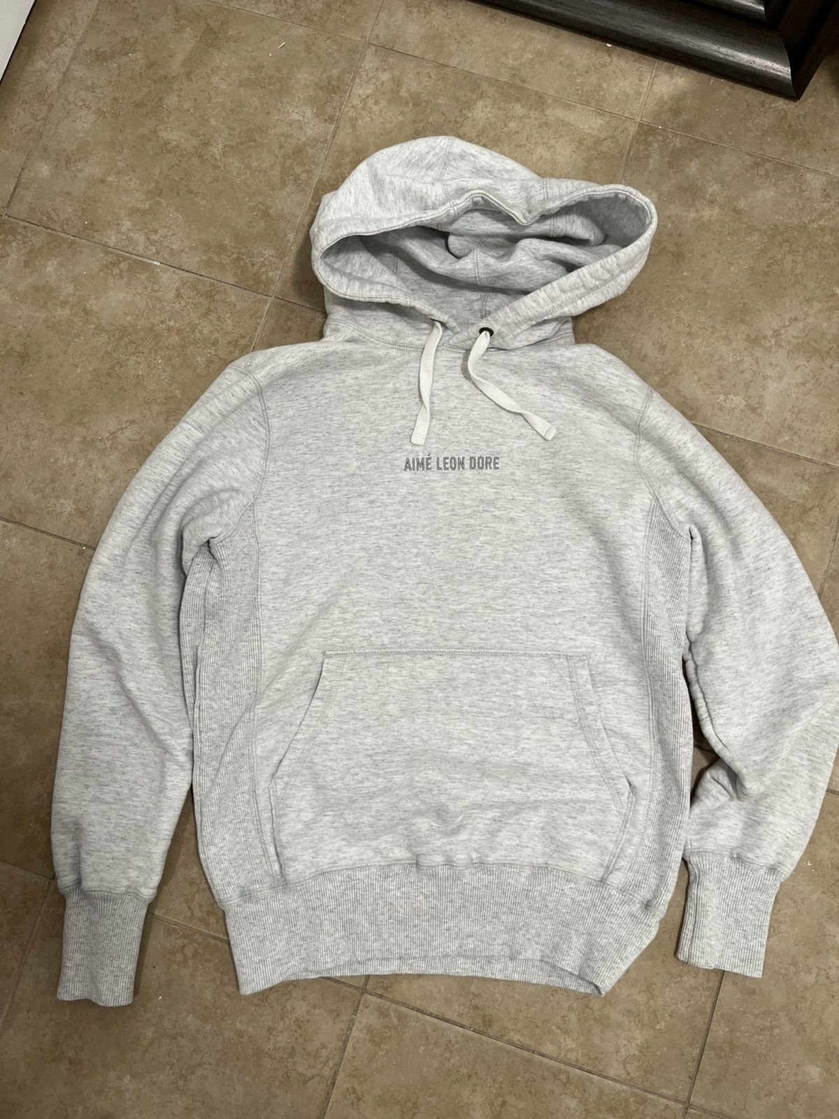 Aime Leon Dore Aime Leon Dore Center Logo Hoodie Oatmeal Heavyweight ald Size US XS / EU 42 / 0 - 1 Thumbnail