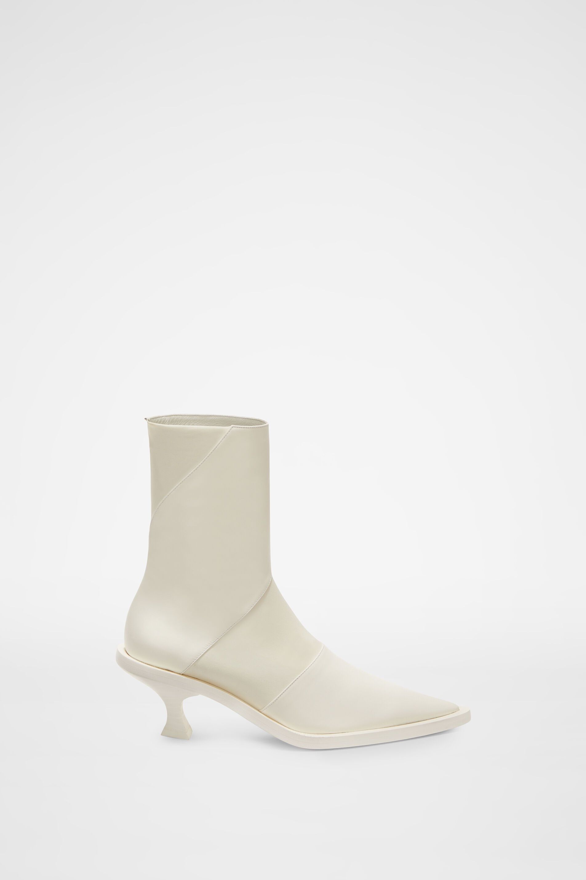 Jil Sander o1y1025 Ankle Boots in White Size US 8 / IT 38 - 1 Thumbnail