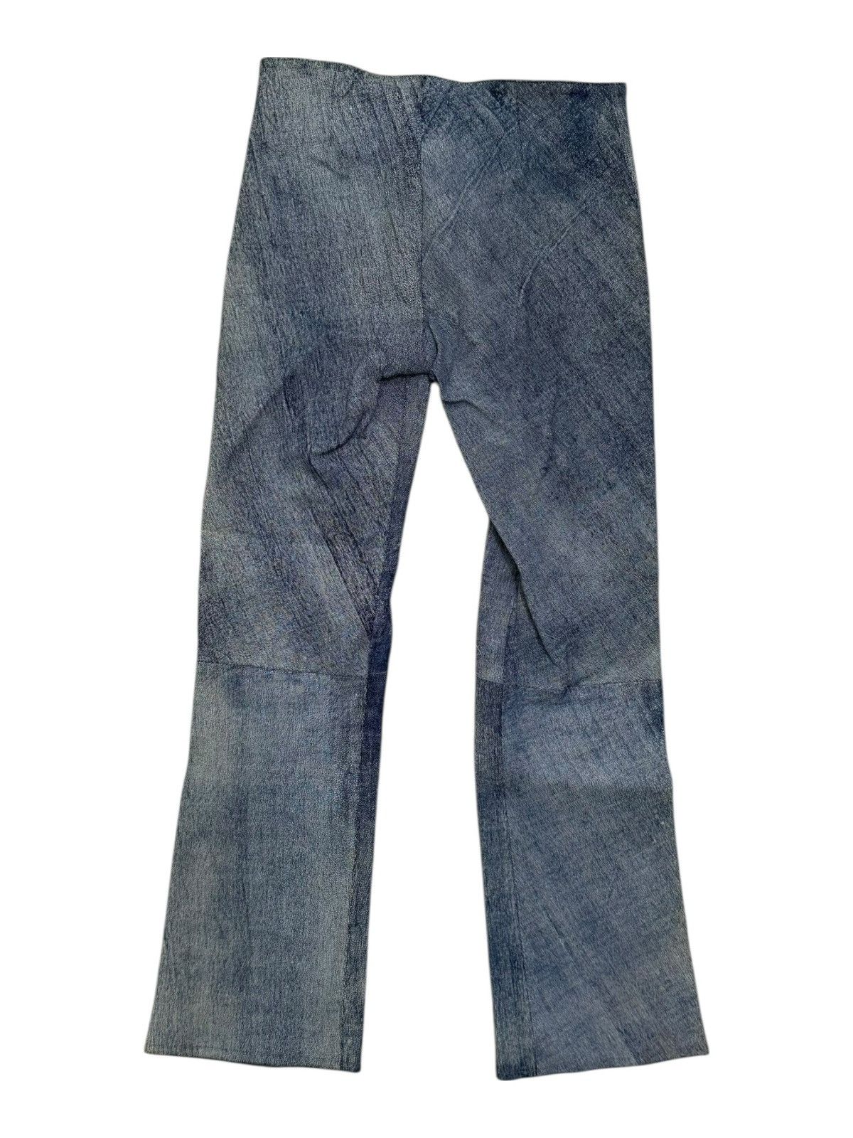 Chrome Hearts Chrome Hearts Blue Leather Pants Size 25" / US 0 / IT 36 - 5 Thumbnail