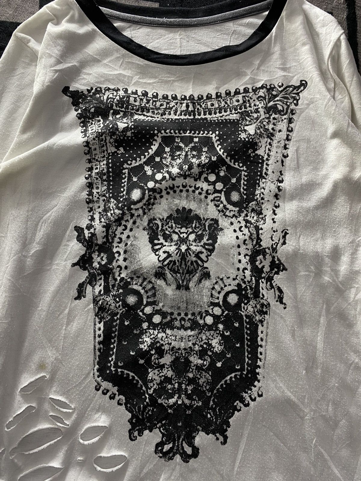 Isamu Katayama Backlash Japanese lgb style fpaige distressed longsleeve tee Size US XL / EU 56 / 4 - 4 Thumbnail