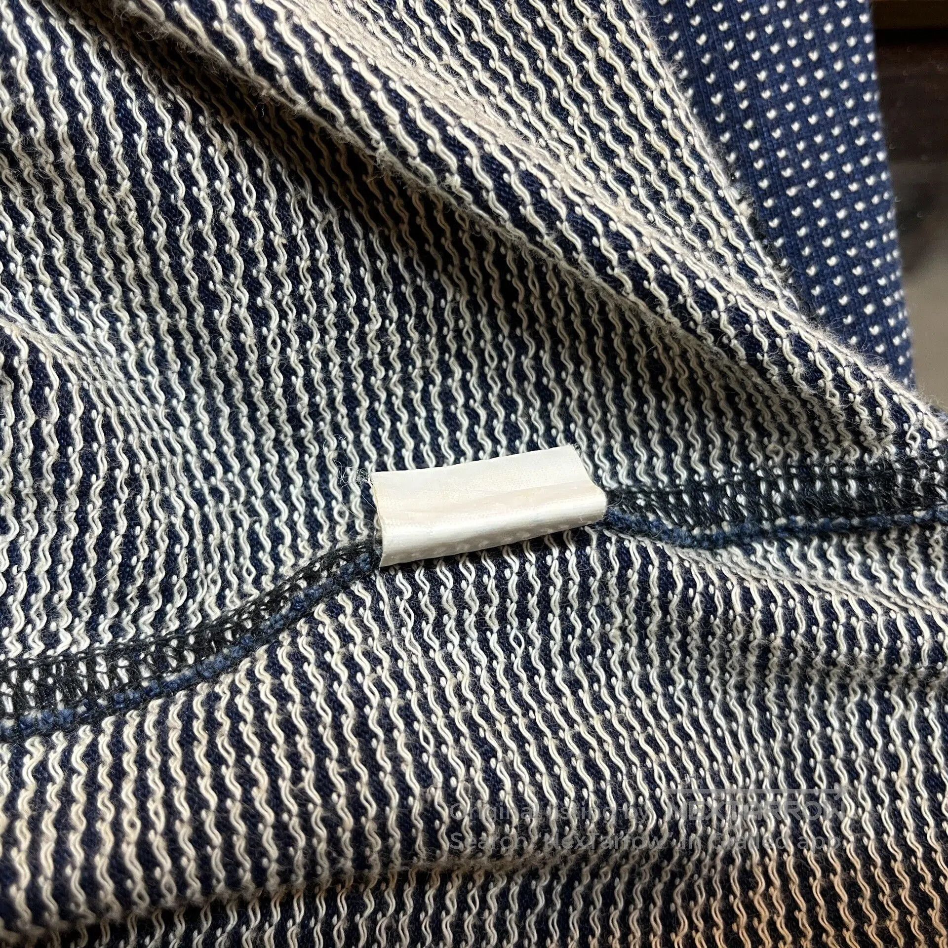 RRL Ralph Lauren RRL Indigo Sashiko Shirt. Size US M / EU 48-50 / 2 - 5 Thumbnail