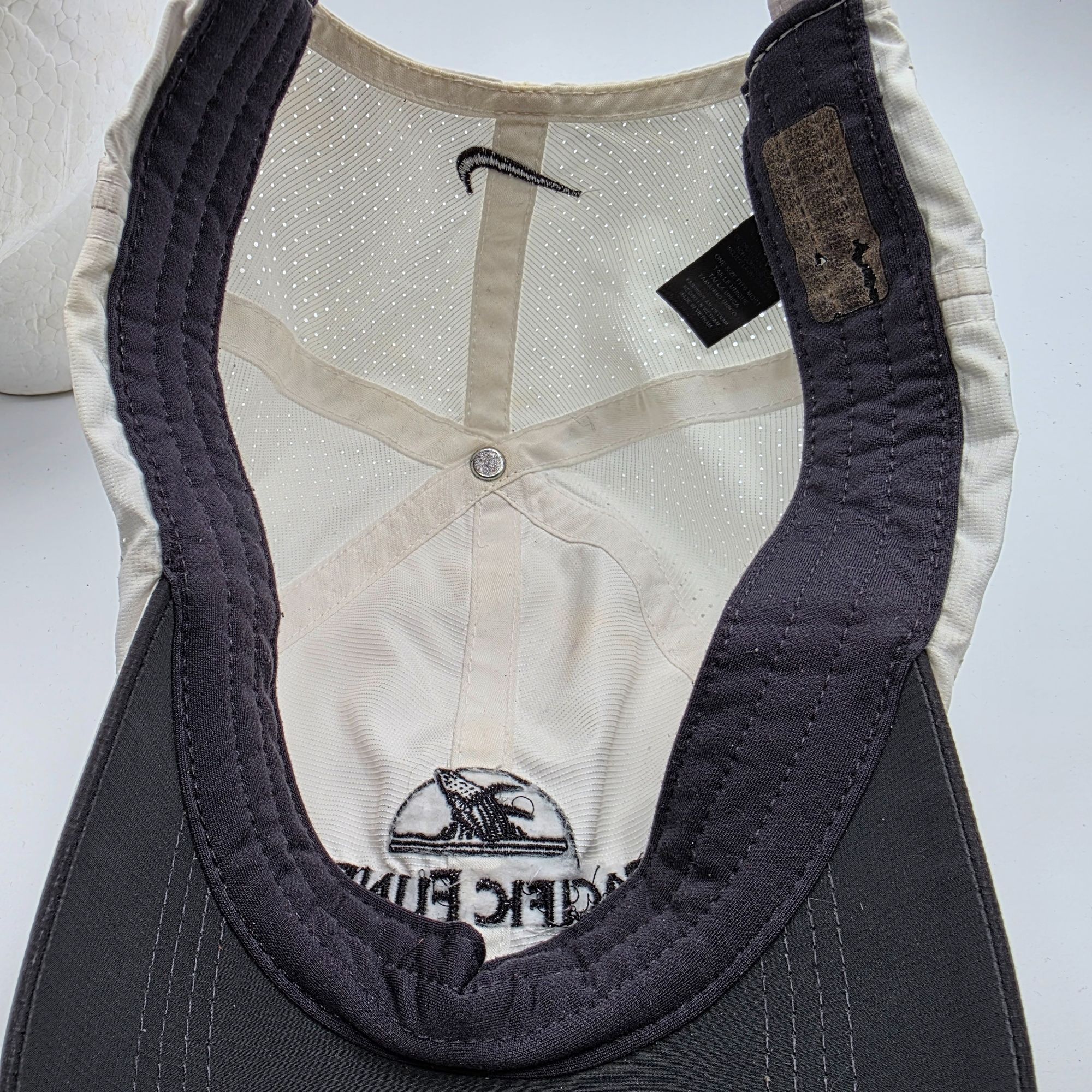 Nike Nike Adjustable White Baseball Cap Pacific Funds Athletic Ou Size ONE SIZE - 6 Thumbnail