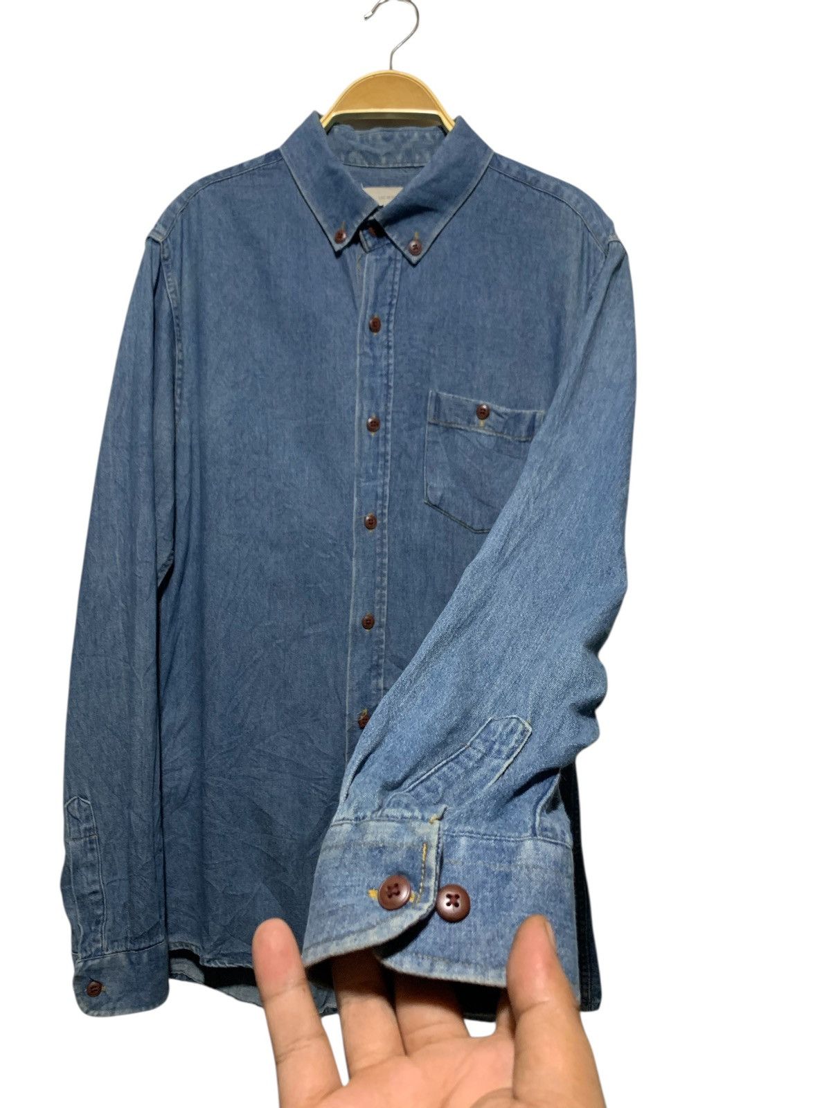 Lad Musician Vintage Lad Musician button down denim shirt Size US S / EU 44-46 / 1 - 2 Thumbnail