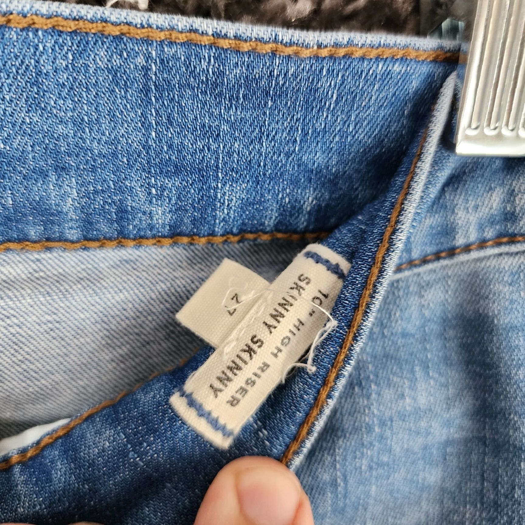 Madewell Madewell Womens 10" High Riser Skinny Skinny Blue Jeans Size 27 Size 27" / US 4 / IT 40 - 4 Thumbnail