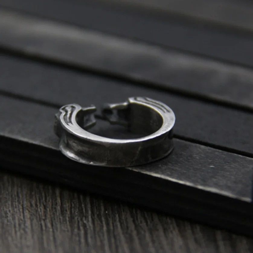 Jewelry Double skull Rings Size ONE SIZE - 2 Thumbnail