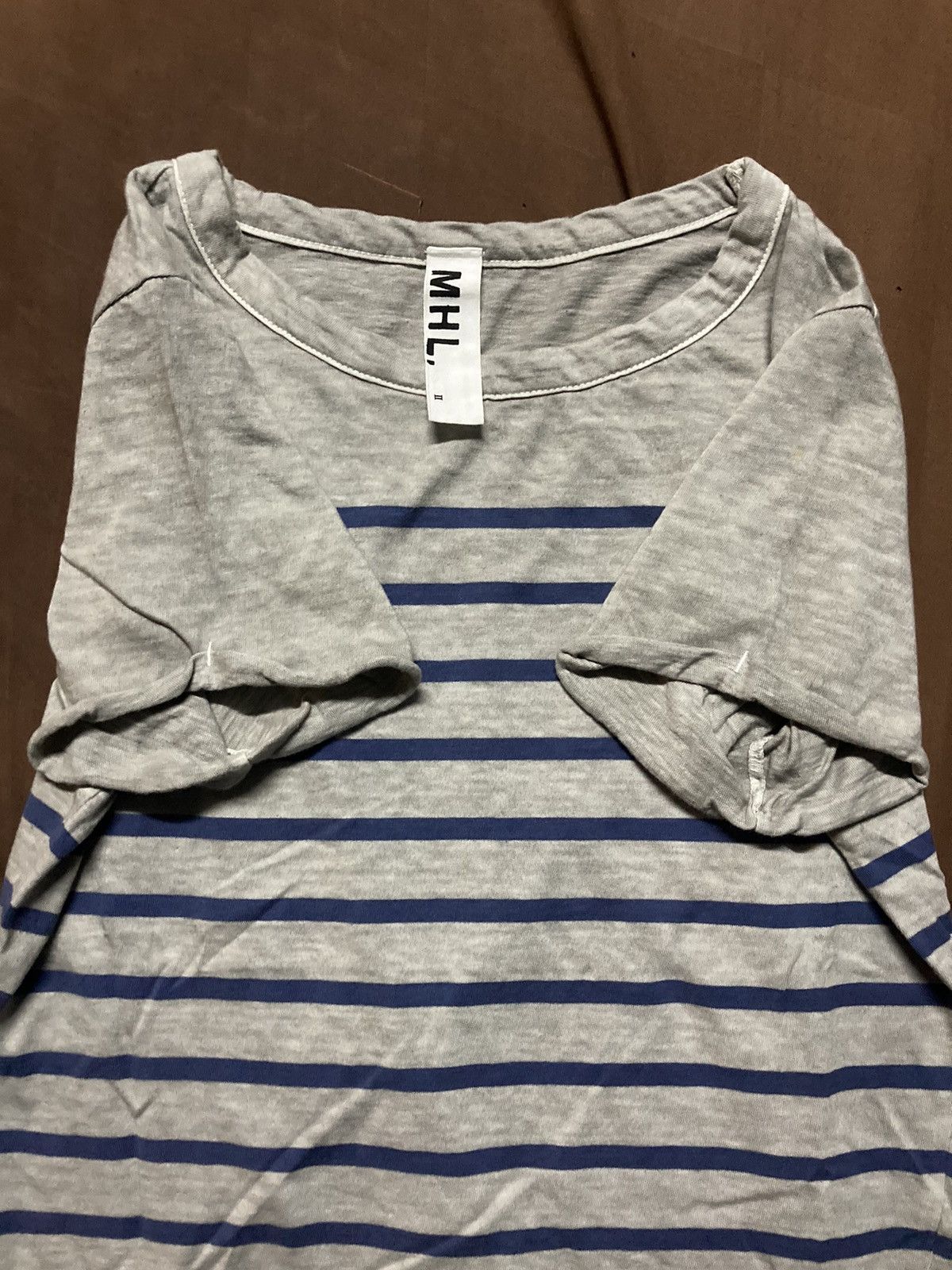 Designer × Margaret Howell ❗️Accept Offer ❗️MHL Margaret Howell Stripe Tee Size XS / US 0-2 / IT 36-38 - 4 Thumbnail