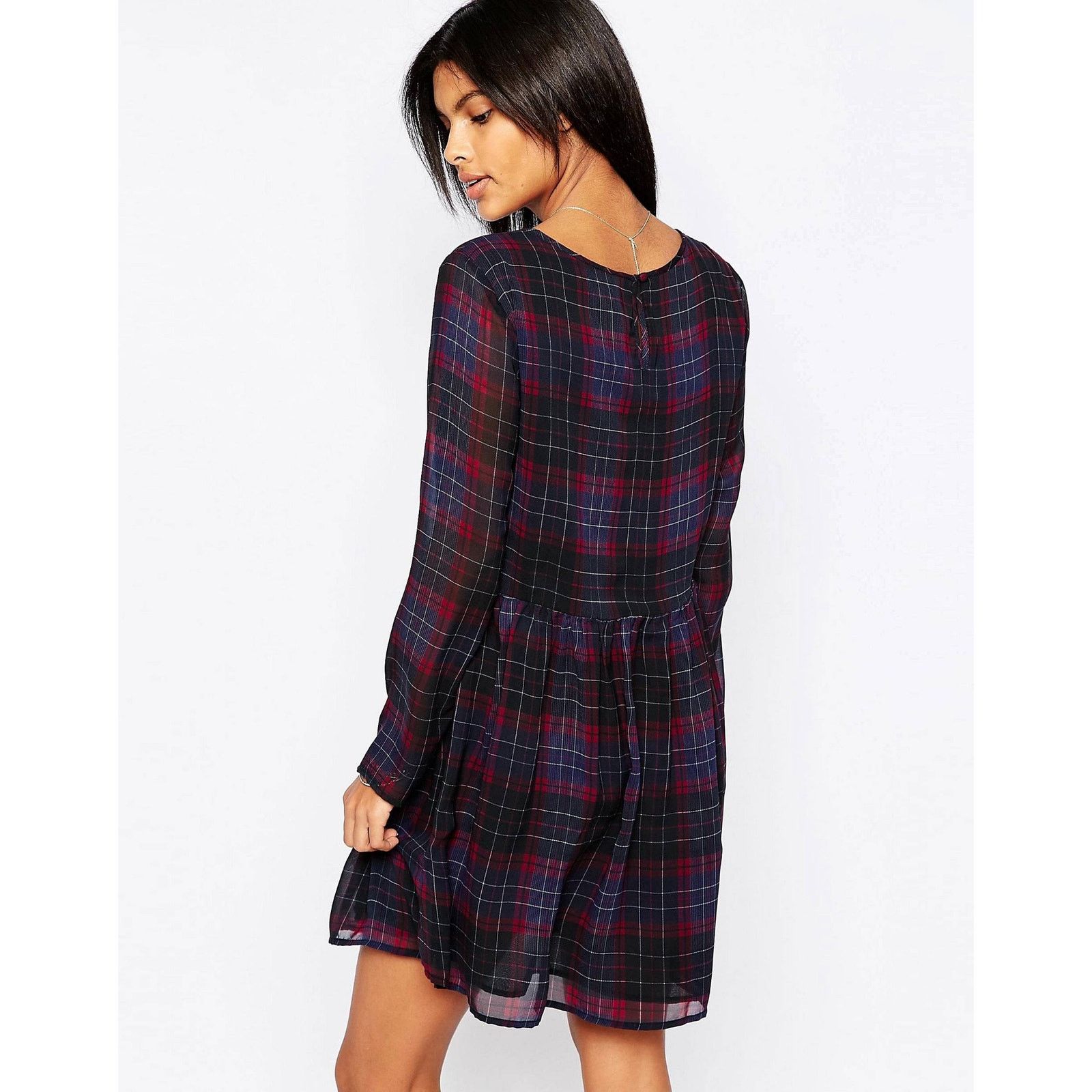 Pepe Jeans Pepe Jeans | Bloom Retro Tartan Plaid Babydall Dress Size L / US 10 / IT 46 - 16 Thumbnail