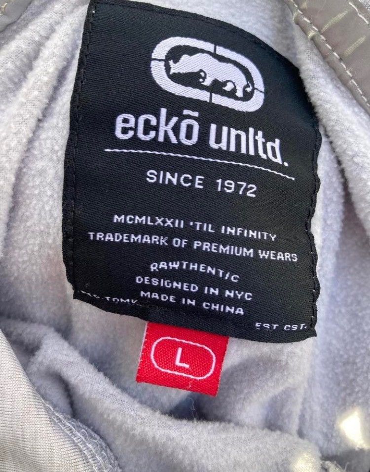 Ecko Unltd. Y2K Ecko Unltd Sleeveless Hoodie Gray Activewear Pullover Size US L / EU 52-54 / 3 - 6 Thumbnail