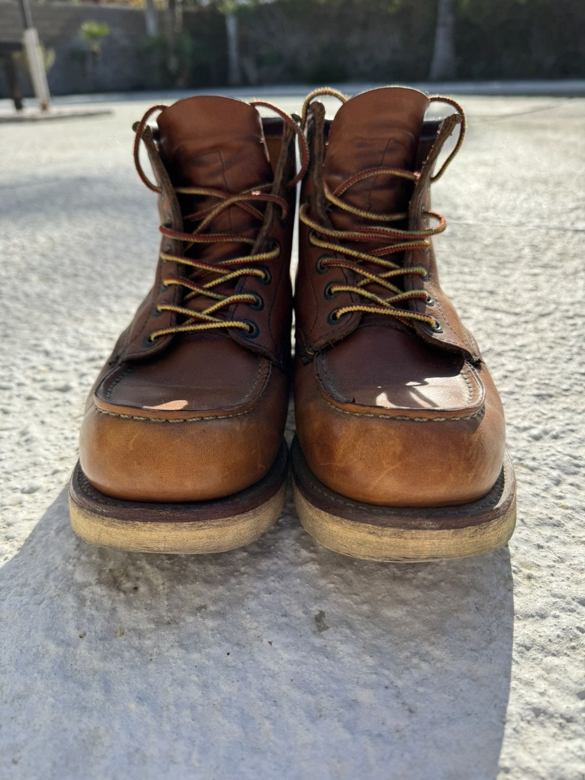 Red Wing × Vintage Vintage Red Wing 875 Moc Toe Boots Leather Size