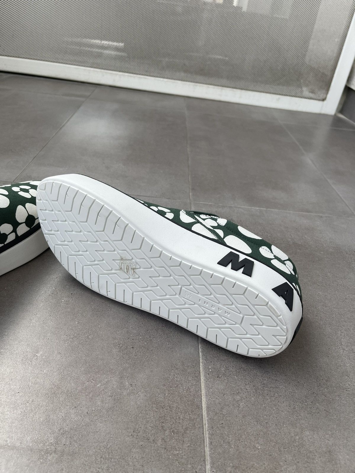 Carhartt Wip × Marni !DS! SS22 Marni X Carhartt Floral Print Green Slip Ons Size US 12 / EU 45 - 17 Thumbnail
