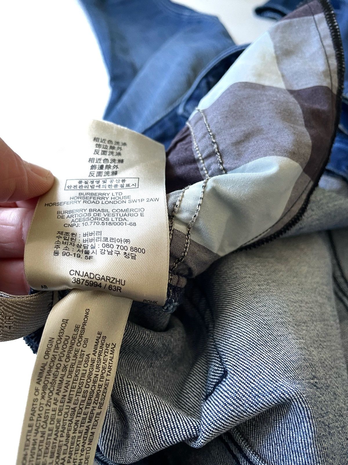 Burberry × Designer Burberry Brit Medium Wash Jeans Kensington Slim 30 Blue Size 30" / US 8 / IT 44 - 10 Thumbnail