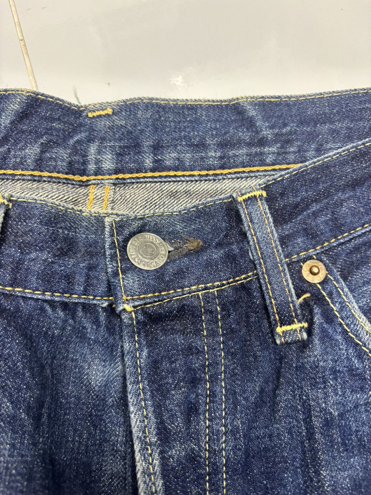 Levi's 🔥VTG 501 BIG E SELVEDGE DISTRESSED DENIM JEANS Size US 32 / EU 48 - 12 Thumbnail
