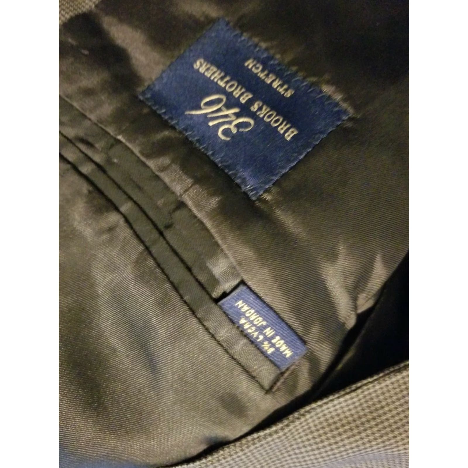 Brooks Brothers Brooks Brothers Mens Wool 3-in-1 Jacket Gray 40L Blazer Jacket Size 40R - 4 Thumbnail