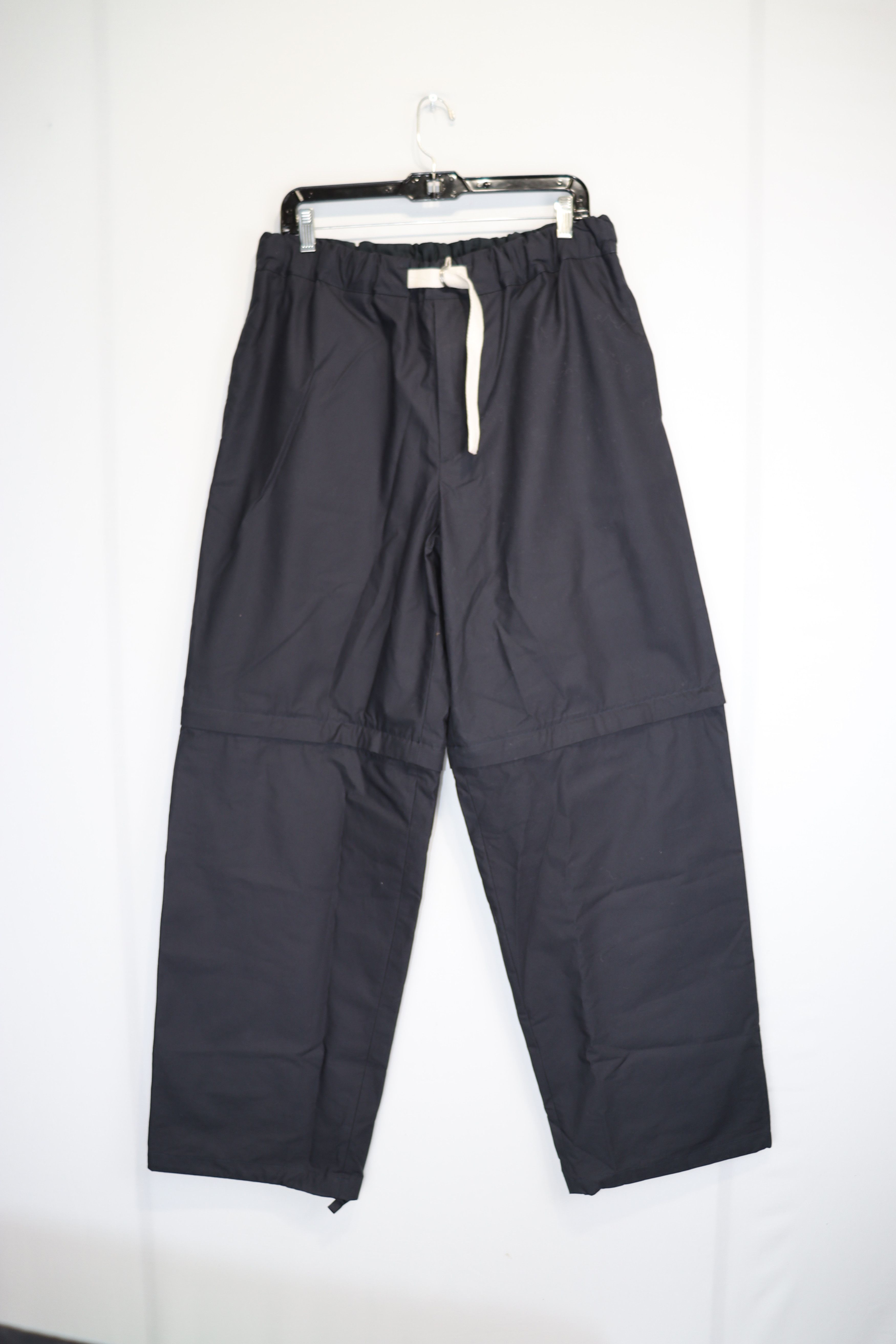 Jil Sander o1rshd1 Water Repellent Organic Washed Trouser in Dark Blue Size US 32 / EU 48 - 2 Thumbnail