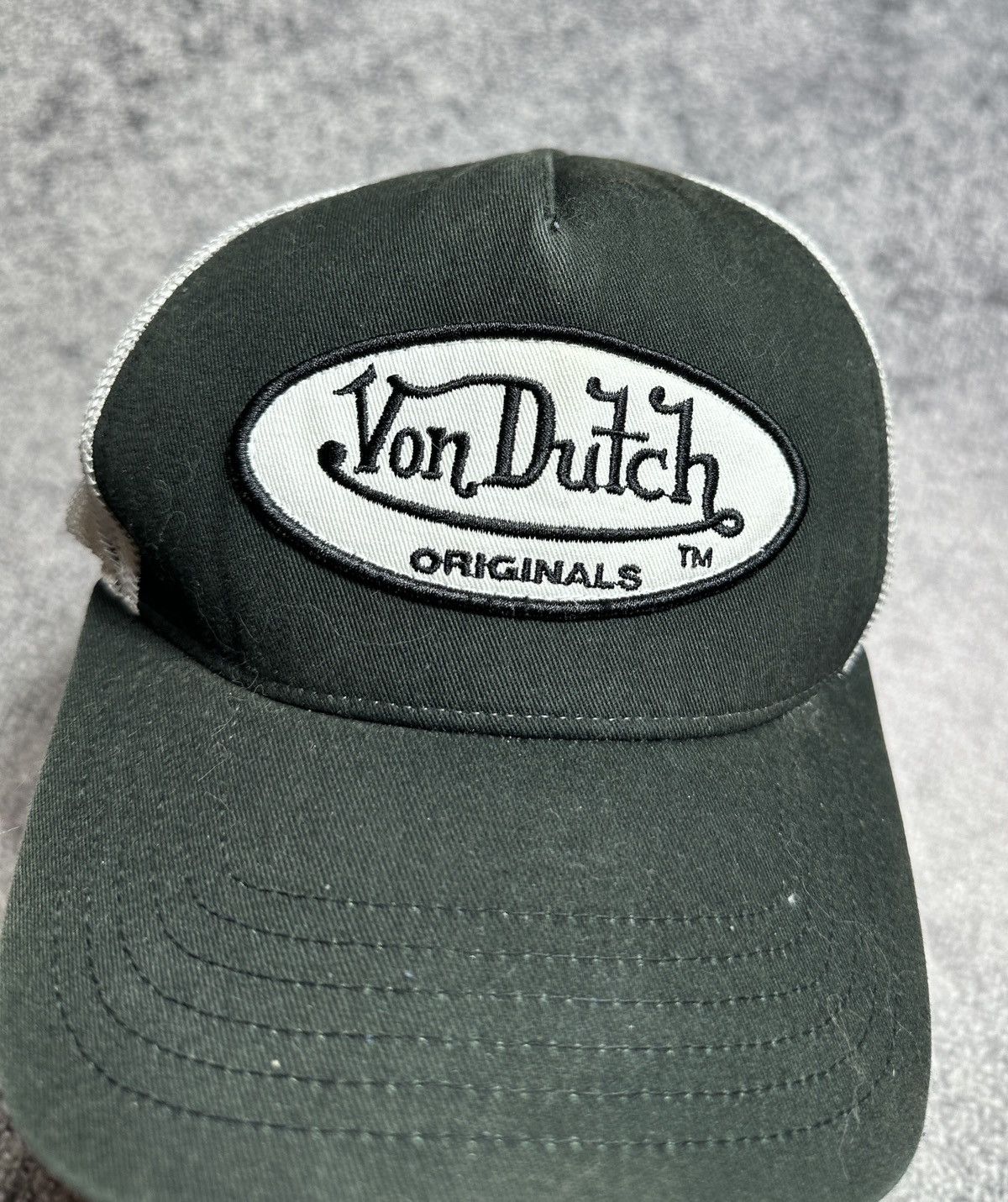 Vintage × Von Dutch Y2k vintage Von Dutch Logo cap Streetwear rare hat USA Size ONE SIZE - 2 Thumbnail