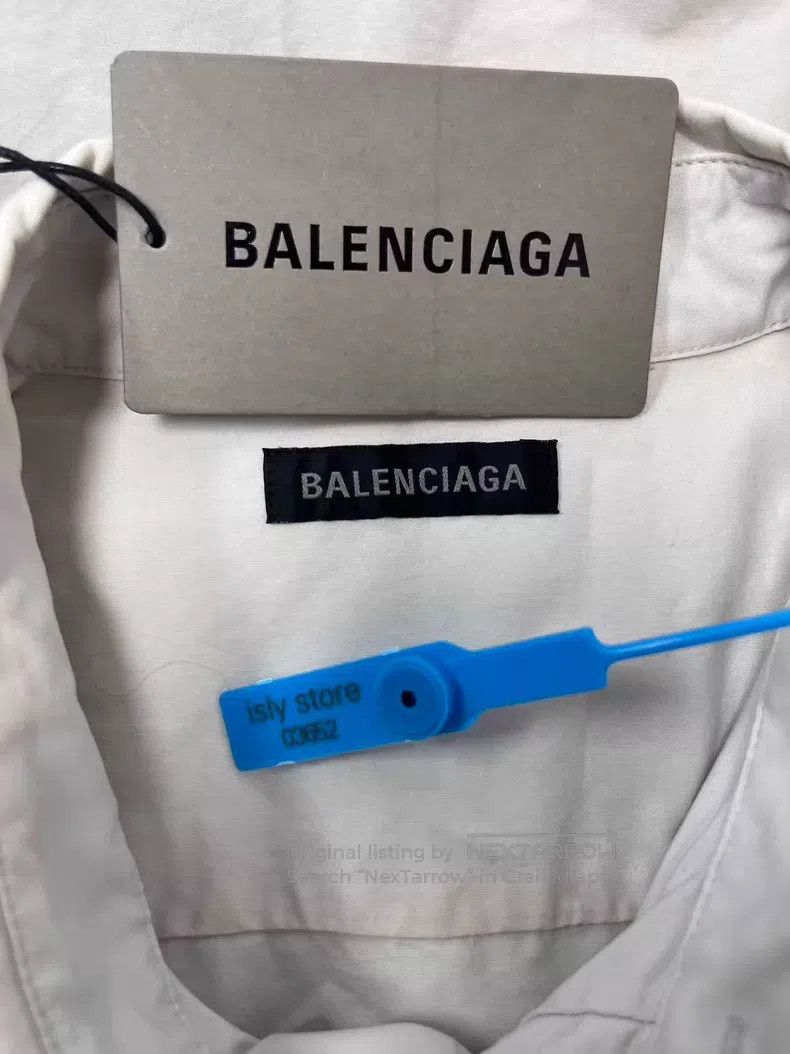 Balenciaga Balenciaga Size 38 Alphabet Printed Round Neck Short Sleev Size M / US 6-8 / IT 42-44 - 5 Thumbnail