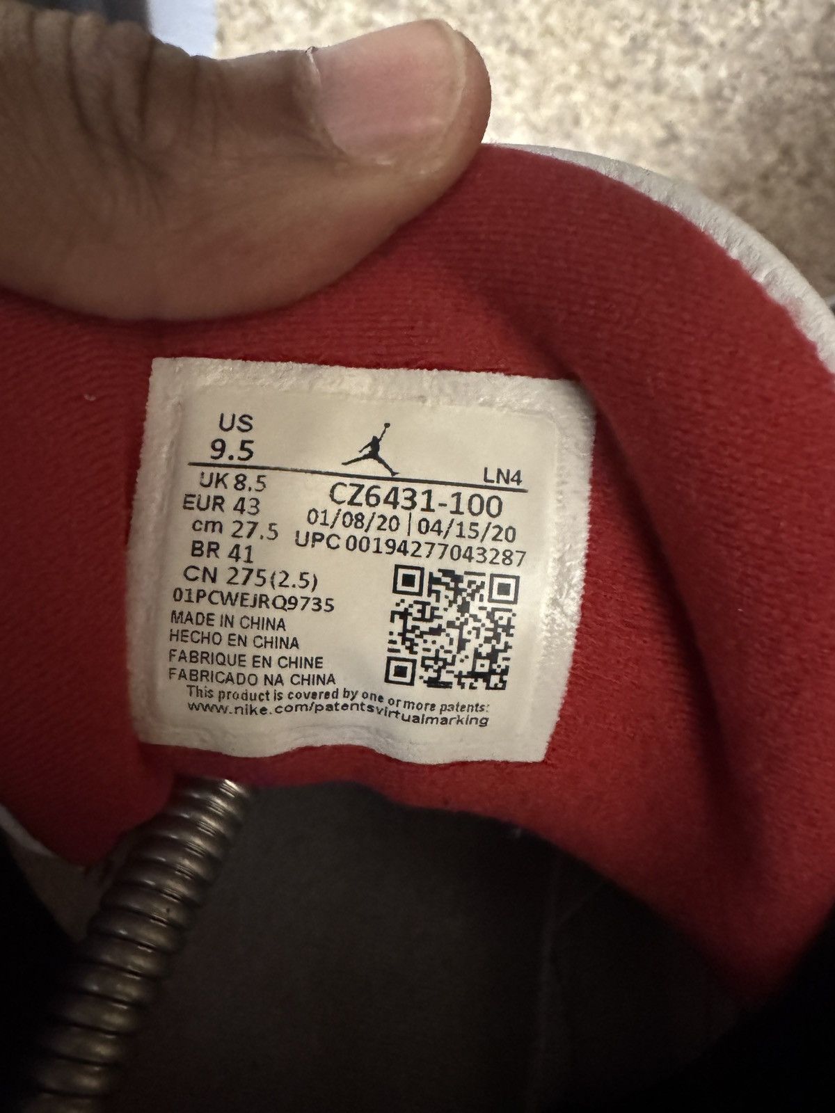 Jordan Brand × Nike Air jordan 3 Retro Denim SE ‘Fire Red’ Size US 9.5 / EU 42-43 - 6 Thumbnail