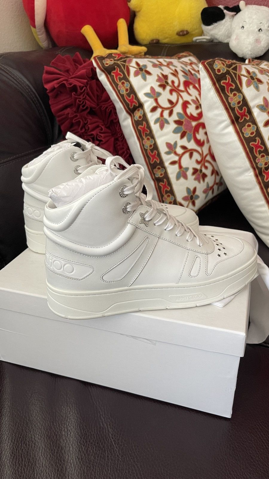 Jimmy Choo Jimmy Choo Hawaii low-top sneakers size 39 (8.5) brand new Size US 8.5 / IT 38.5 - 7 Thumbnail