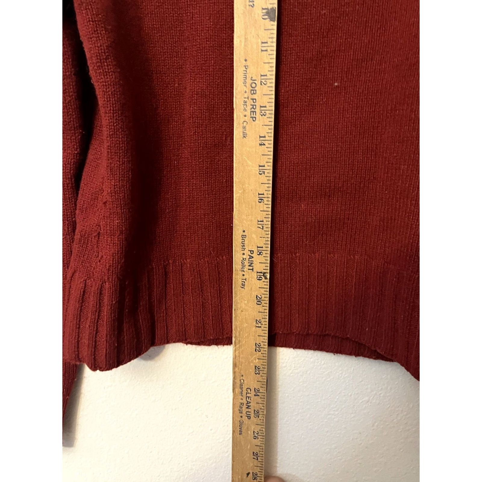 J.Crew J. Crew Pullover Knit Red Lambswool Blend Turtleneck Sweater M Preppy Classic Womens Size M / US 6-8 / IT 42-44 - 4 Thumbnail