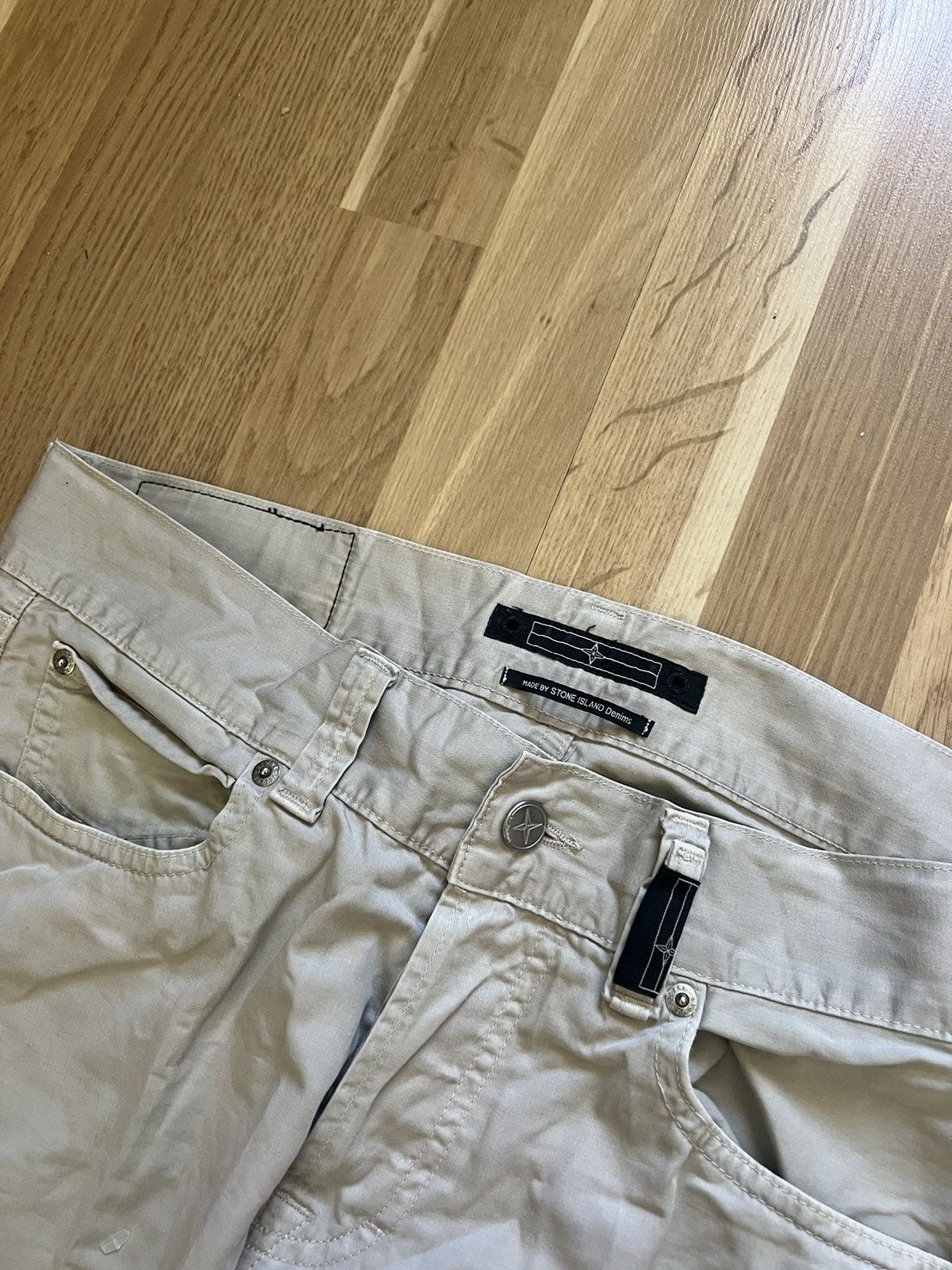 Vintage Stone island denim vintage pants mini logo Size US 34 / EU 50 - 6 Thumbnail