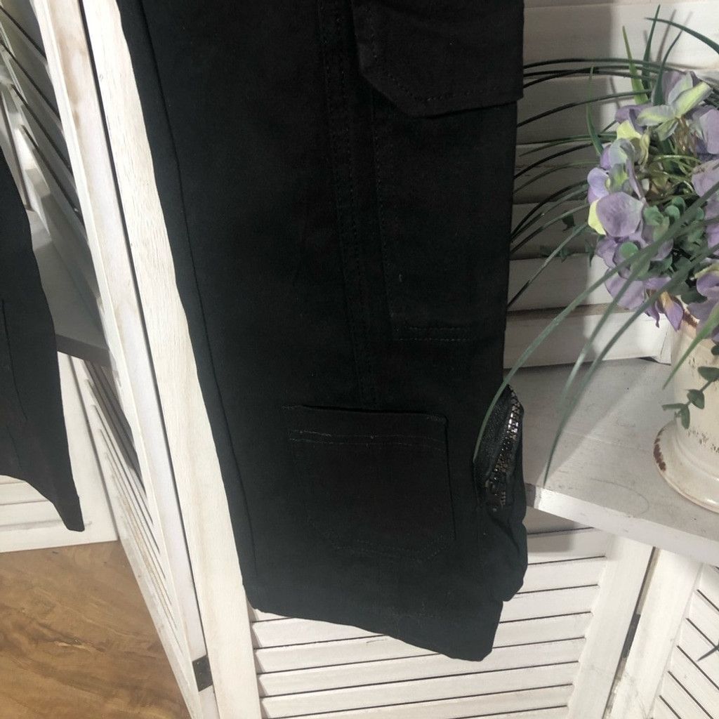 Hot Topic NWT Hot Topic black pants goth zipper cargo cotton Sz 32 X34 Size US 32 / EU 48 - 11 Thumbnail