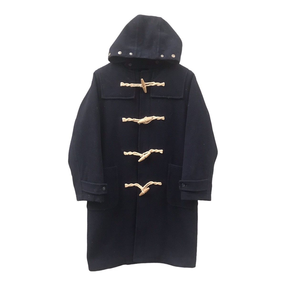 🔥Rare🔥Vtg Ralph Lauren Wool Duffel Coat Hooded