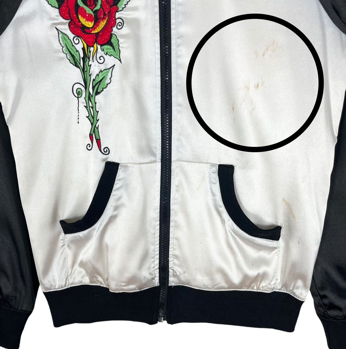 Christian Audigier × Ed Hardy Ed Hardy by Christian Audigier Women’s Sukajan Jacket Size S / US 4 / IT 40 - 4 Thumbnail