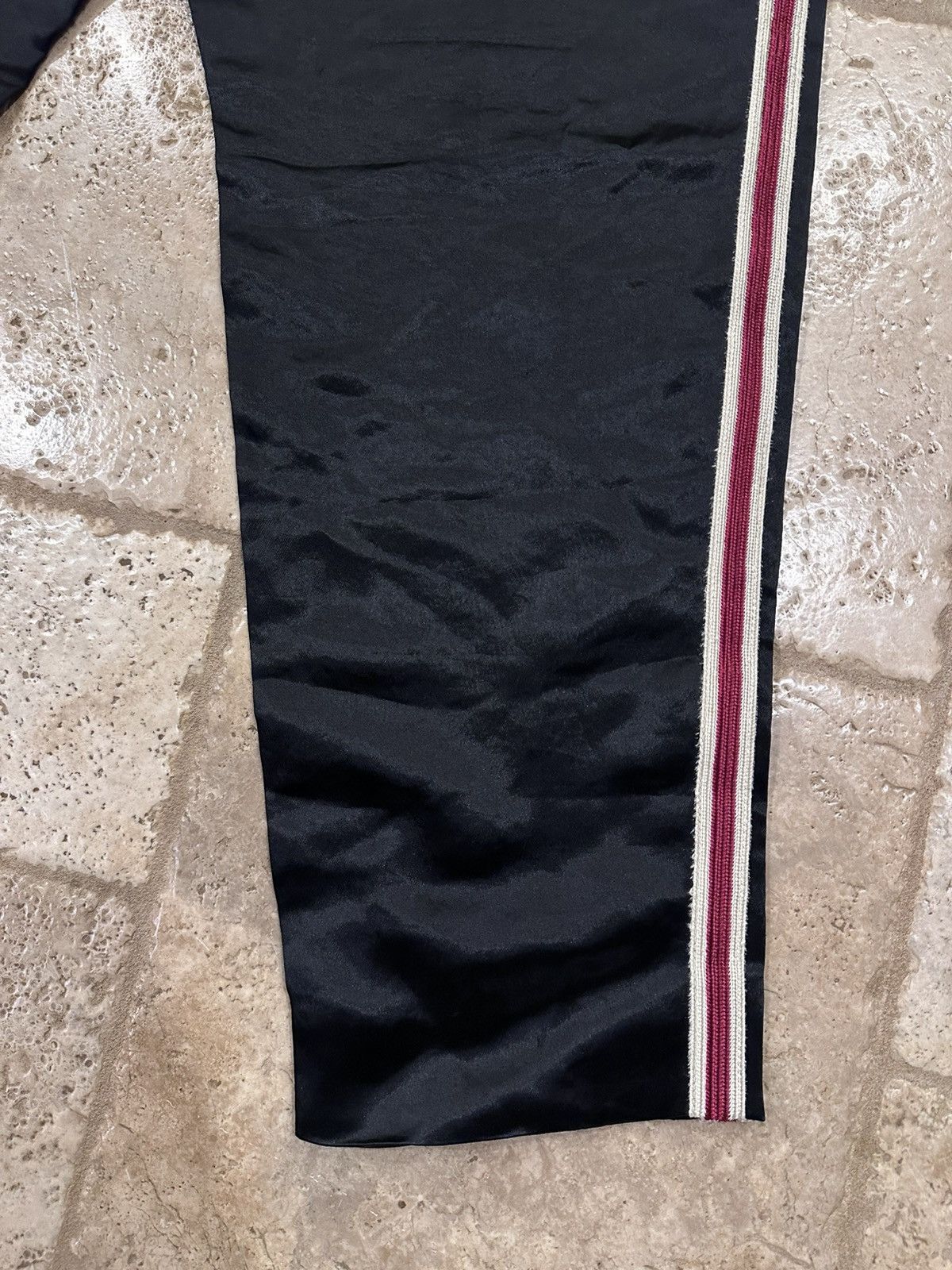 Gucci Gucci Satin Stripe Skull/Snake Motif Logo Black Lounge Pants Size US 34 / EU 50 - 6 Thumbnail