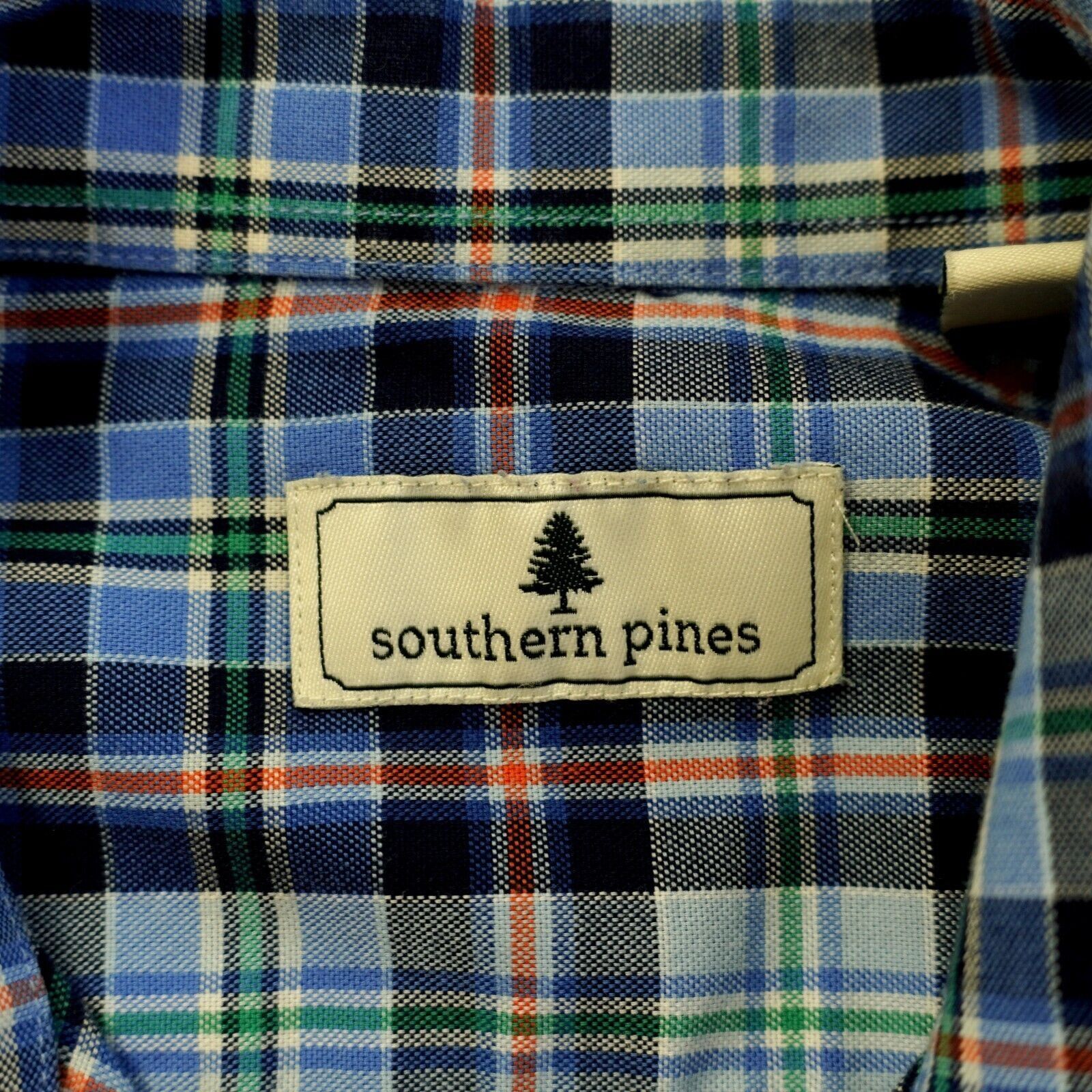 Other Southern Pines Flannel Plaid Blue Multi-Collared Collared Dr Size US M / EU 48-50 / 2 - 11 Thumbnail