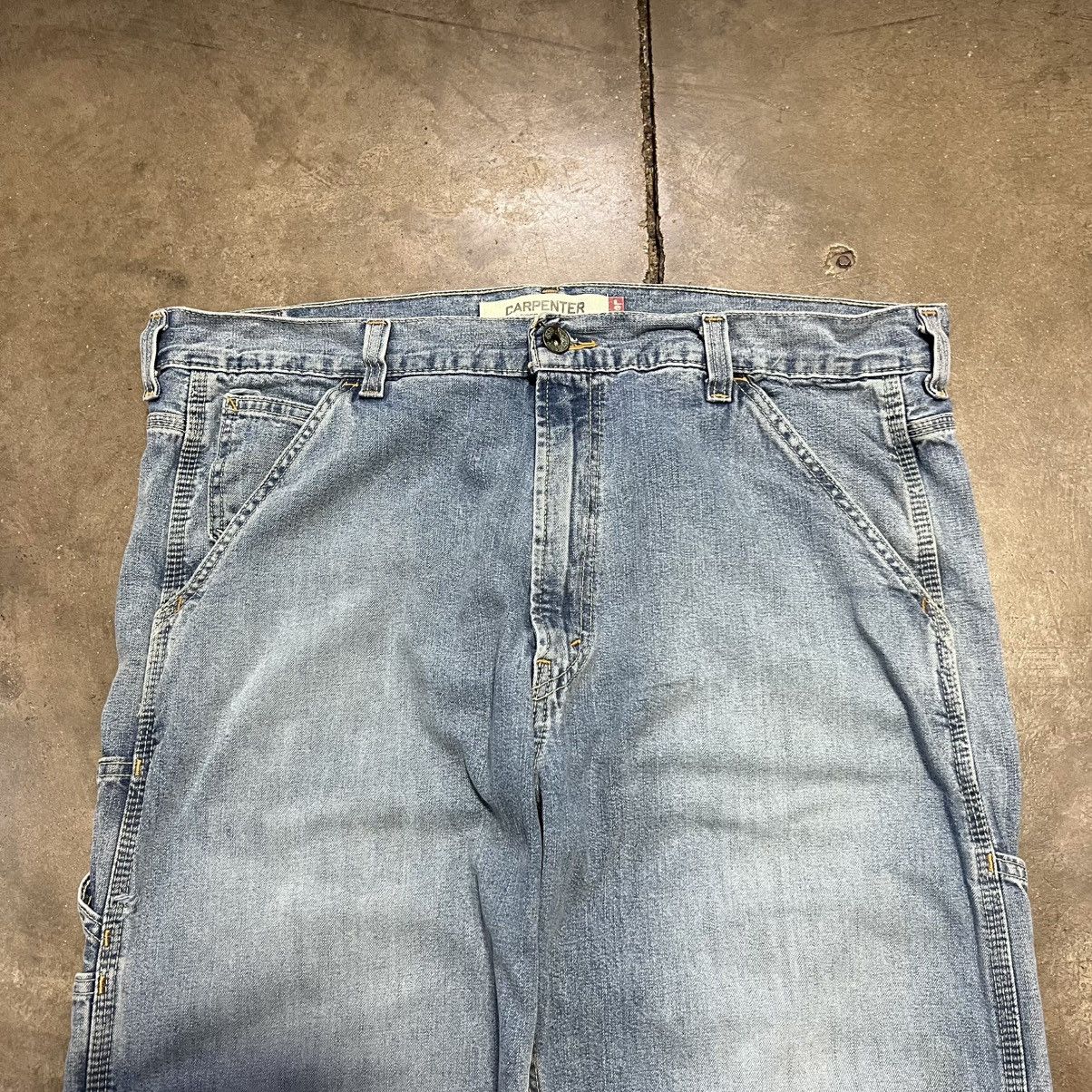 Vintage Vintage Y2K Levi Baggy Carpenter Jeans Skater Denim Faded Size US 38 / EU 54 - 9 Thumbnail