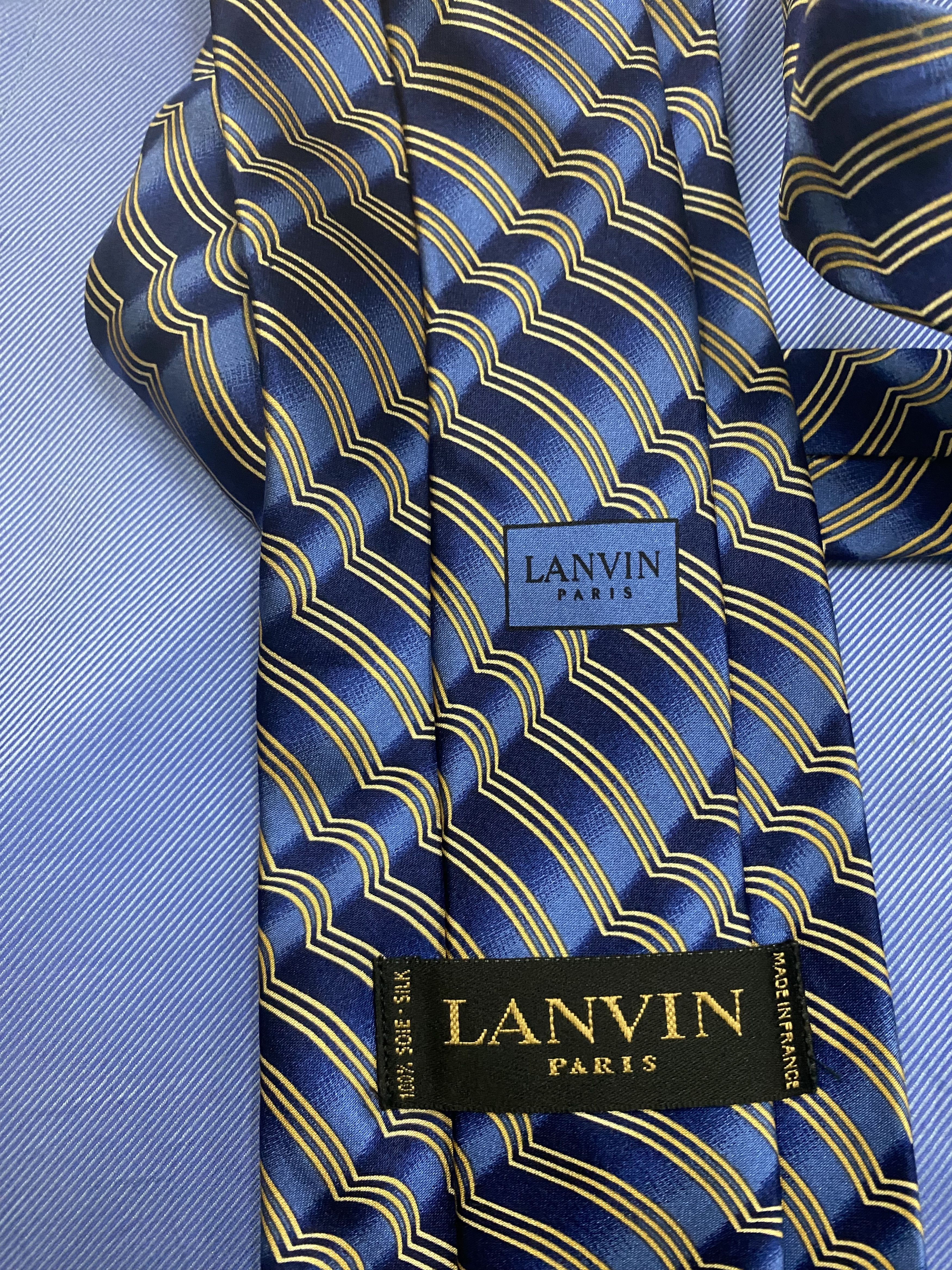 Lanvin NWT Lanvin Button Up with Neck Tie Size US M / EU 48-50 / 2 - 11 Thumbnail