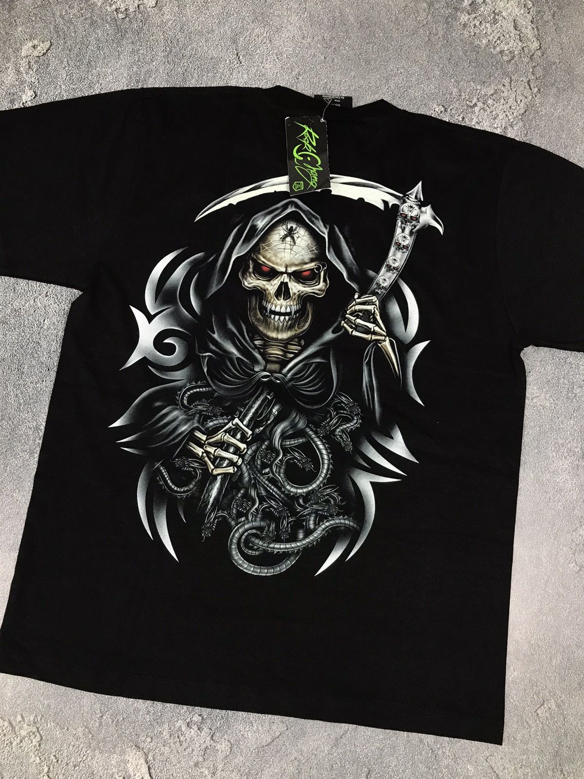 Bones Rock Skeleton Black Printed Tshirt,Tee,Heavy Metal Size US L / EU 52-54 / 3 - 5 Thumbnail