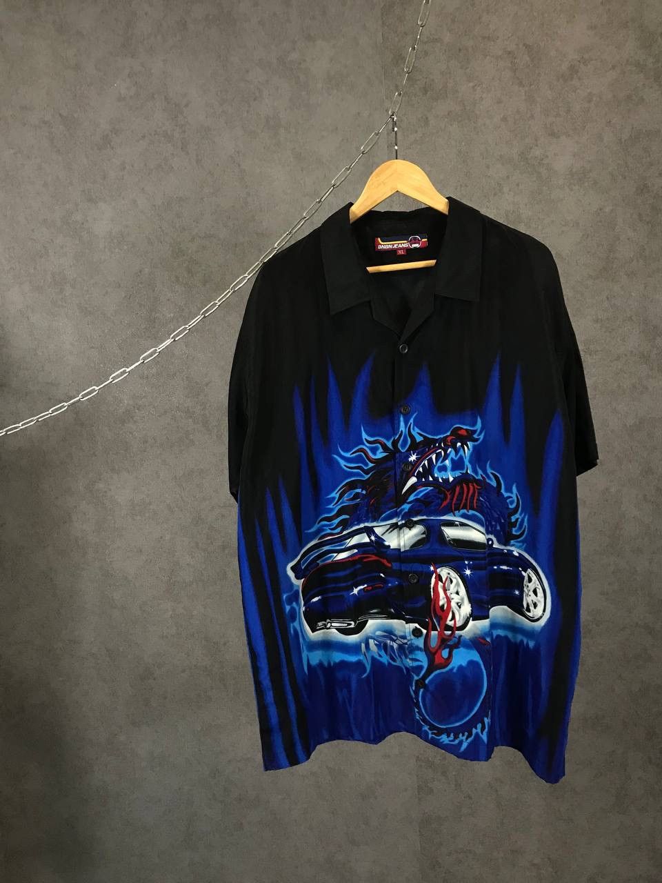 Vintage Crazy Y2K Hawaiian shirt Size US XL / EU 56 / 4 - 1 Thumbnail