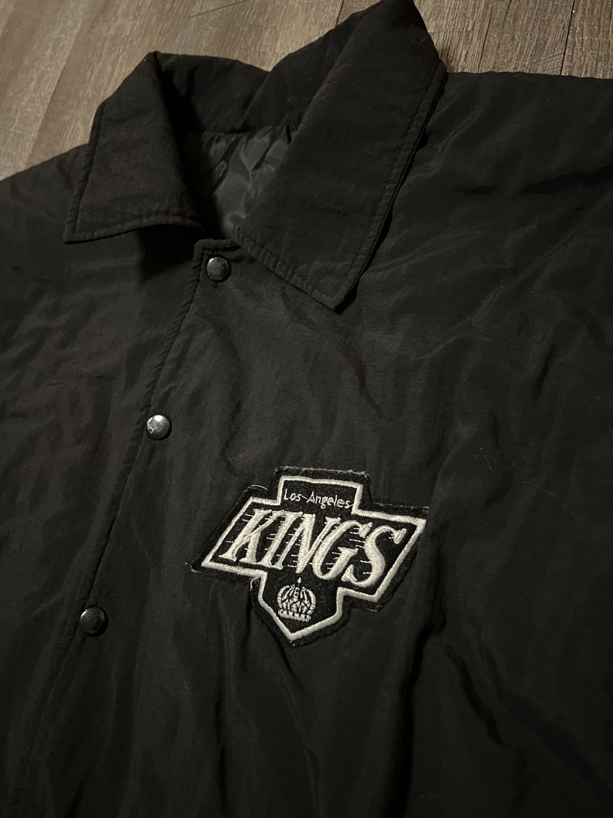 NHL × Vintage Vintage LA Kings Quilted Puffer Jacket 26x31 Size US L / EU 52-54 / 3 - 4 Thumbnail