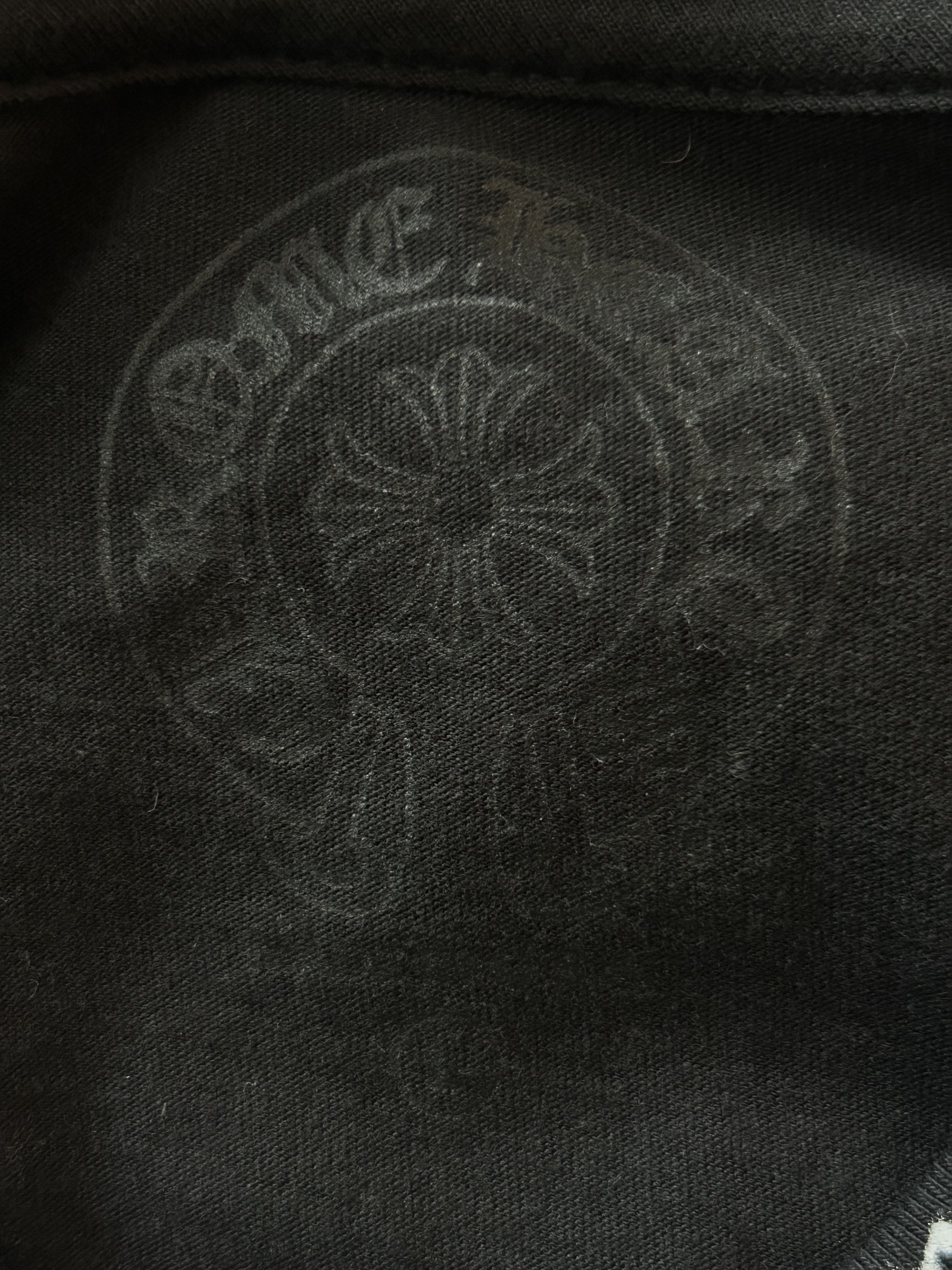 Chrome Hearts Chrome Hearts Black & White Neck Logo Longsleeve T-Shirt Size US L / EU 52-54 / 3 - 3 Thumbnail
