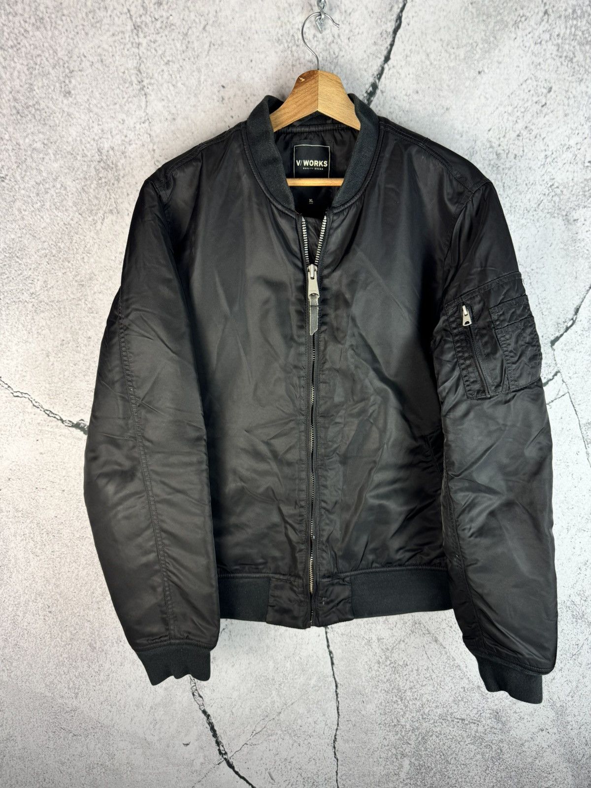 V works designer MA-1 Flyer’s Man Intermediate Bomber Jacket