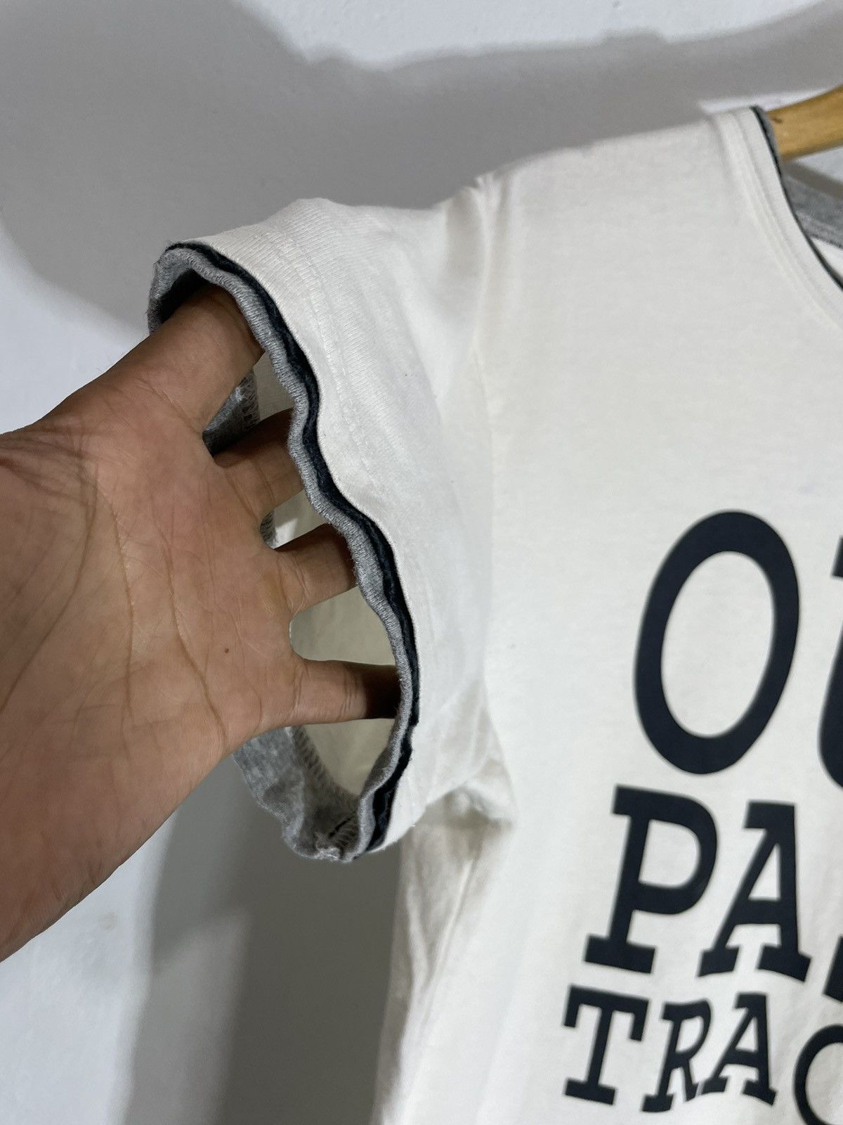 Japanese Brand Our past Tracks poem tee Size US M / EU 48-50 / 2 - 5 Thumbnail