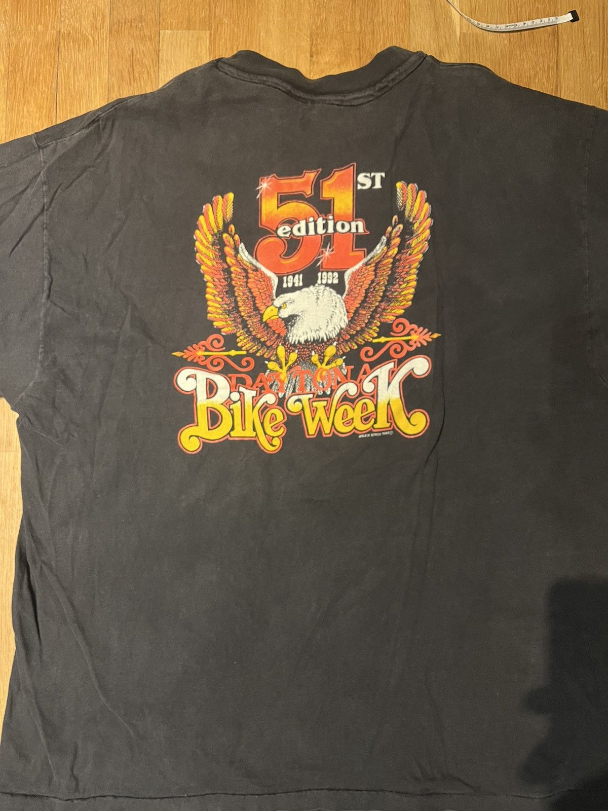 Hanes Vintage Biker Week 1992 Tshirt Size US XXL / EU 58 / 5 - 5 Thumbnail