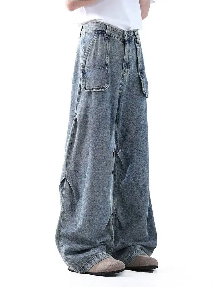 Japanese Brand × Jean Retro loose pocket high street jeans Size US 32 / EU 48 - 4 Thumbnail