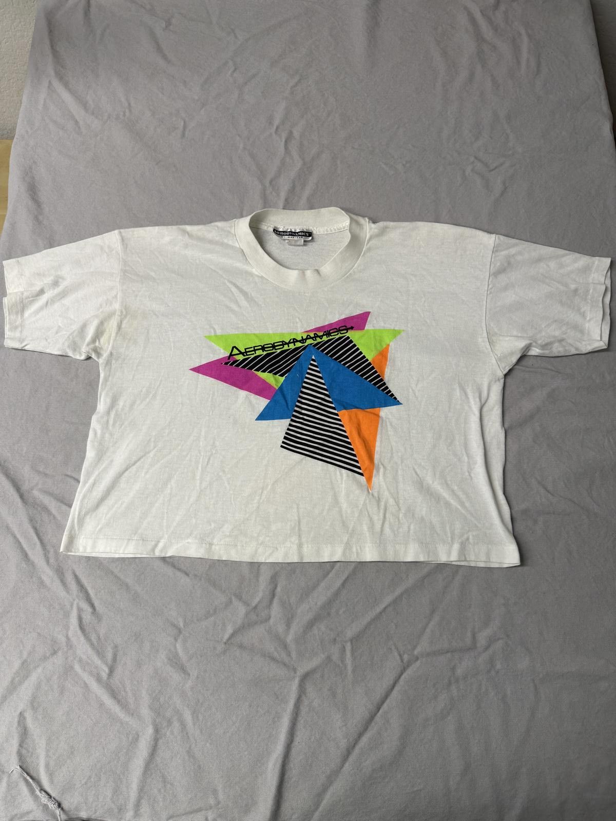 Wacko Maria VTG Aerodynamics by Marika 80s Dance Tee Geometric O/S Size ONE SIZE - 1 Thumbnail
