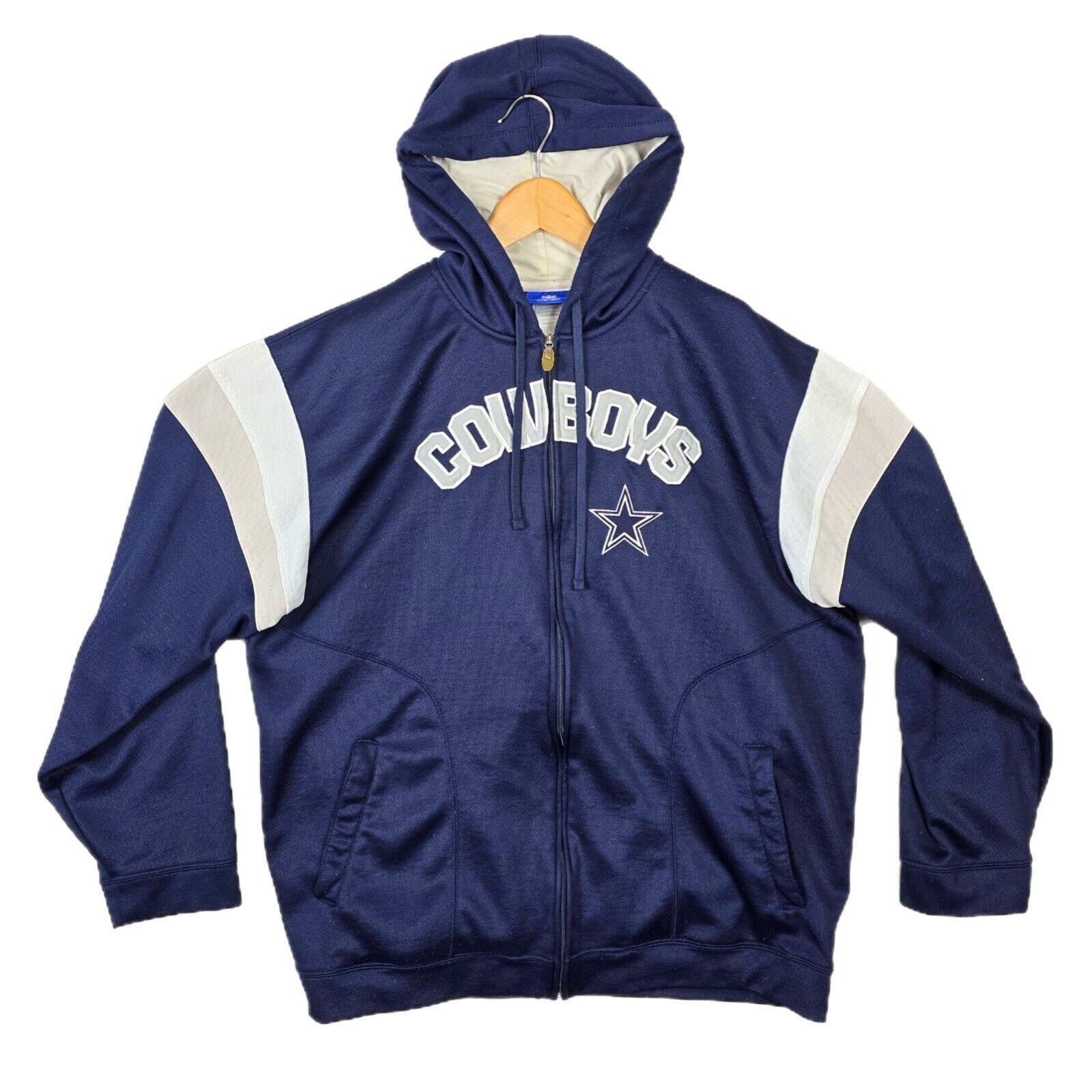 Reebok Reebok Dallas Cowboys Hoodie Mens XL Full Zip Jacket Size US XL / EU 56 / 4 - 1 Thumbnail