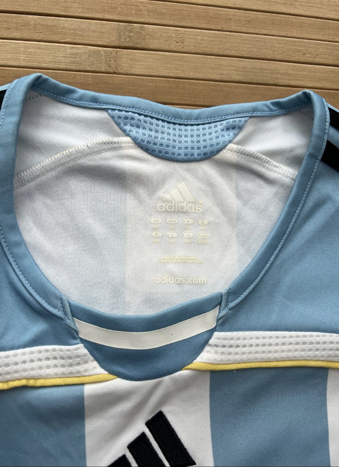 Adidas Argentina 2006 Home Kit Size US XL / EU 56 / 4 - 4 Thumbnail