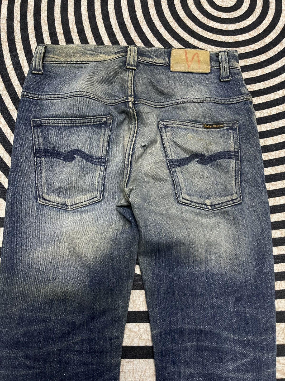 Nudie Jeans 2000s NUDIE JEANS CO SKINNY JEANS WASHABLE DISTRESSED JEANS Size US 29 - 20 Thumbnail