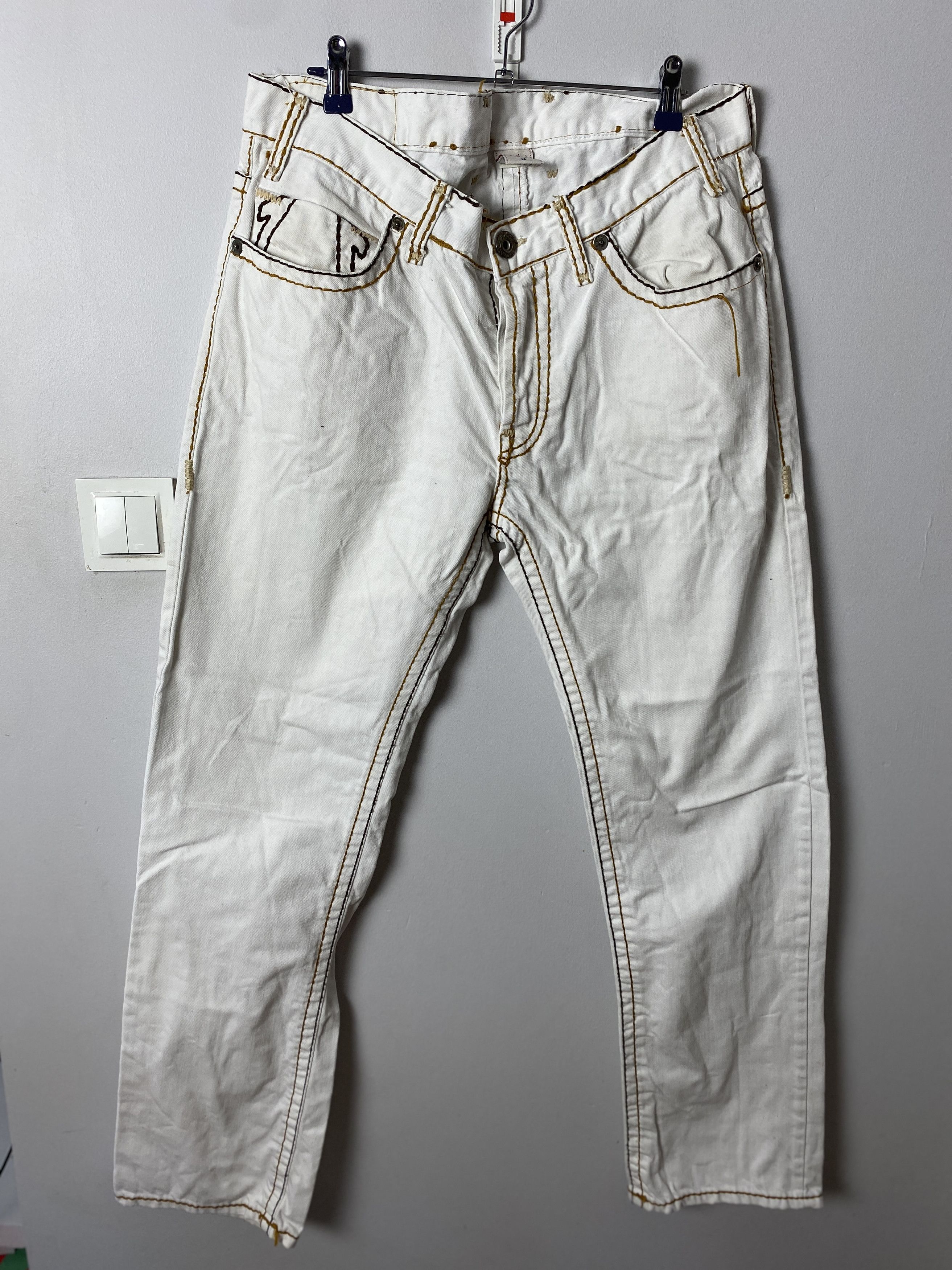 Affliction True Religion affliction y2k 00s jeans denim pants Size US 36 / EU 52 - 2 Thumbnail