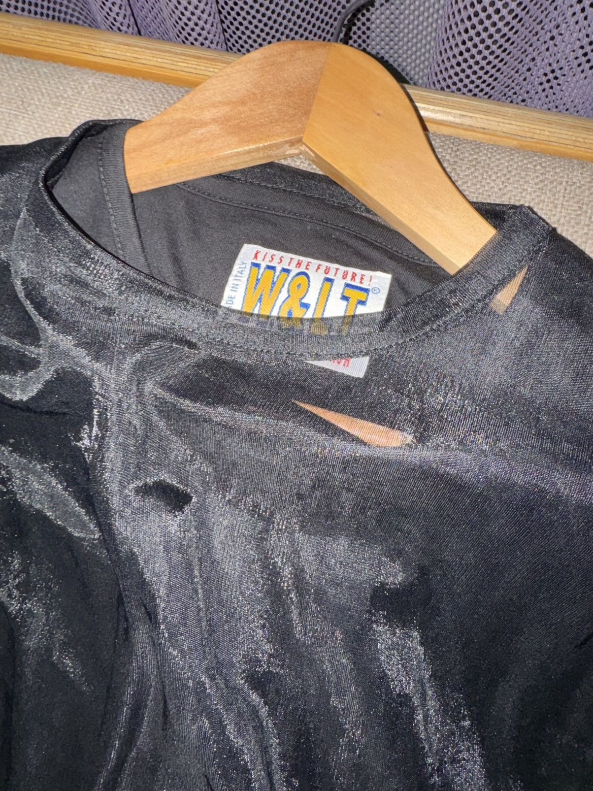 Walter Van Beirendonck Sheer / Jersey Wild and Lethal Trash w&lt Shirt Size US M / EU 48-50 / 2 - 6 Thumbnail